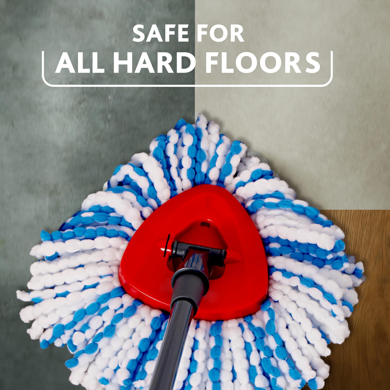 Vileda H2PrO Spin Mop Head Refill - Microfibre Power for Stubborn Dirt Removal | Machine Washable 3