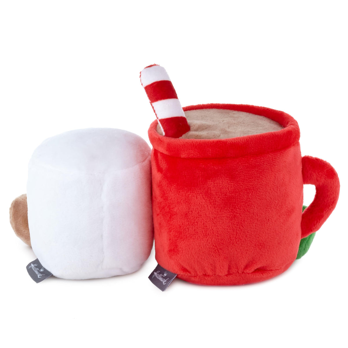 Hallmark Better Together Hot Chocolate & Marshmallow Soft Toys - 2 Plush Toys, 14 cm