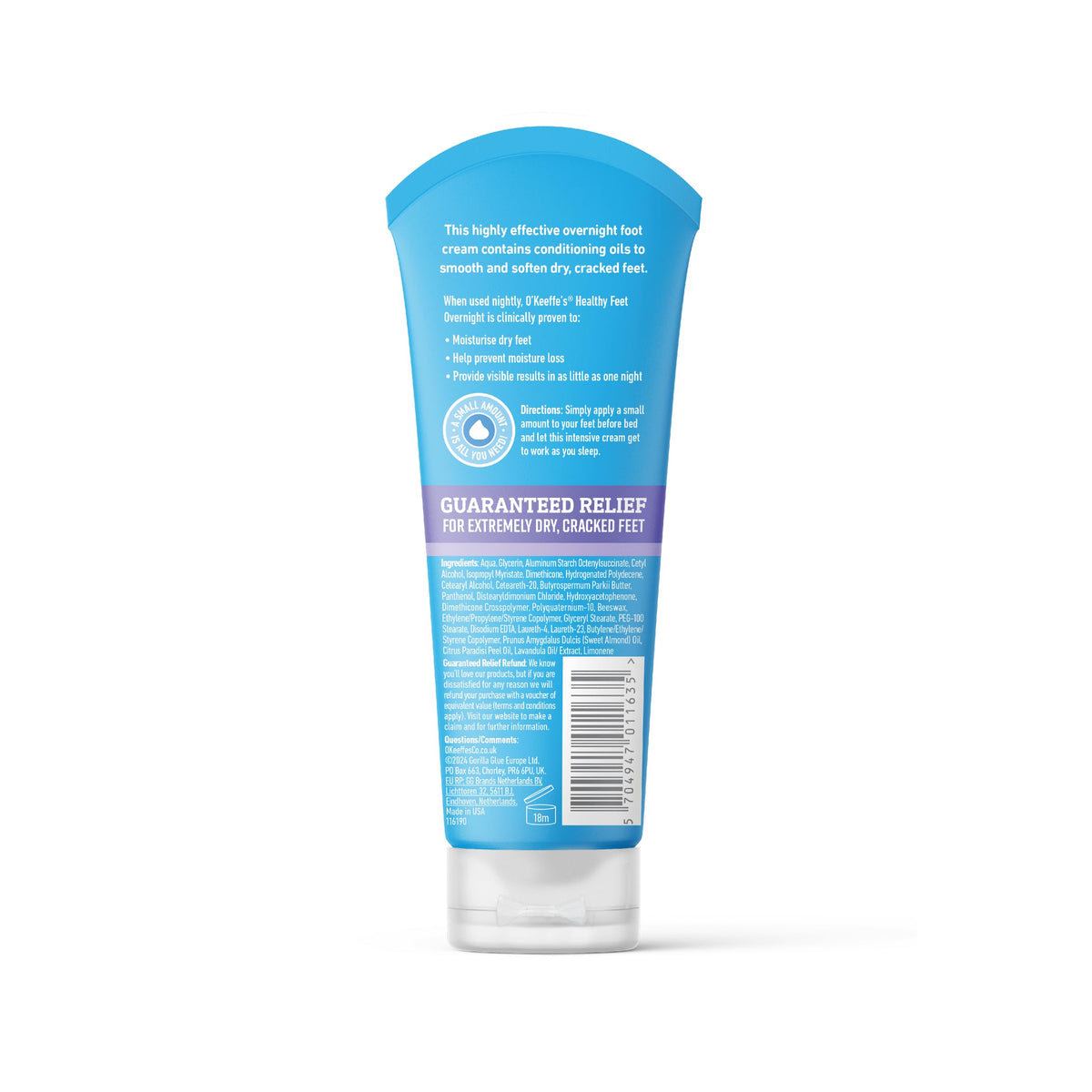 O’Keeffe’s Healthy Feet Overnight Foot Cream - 5 x 80ml