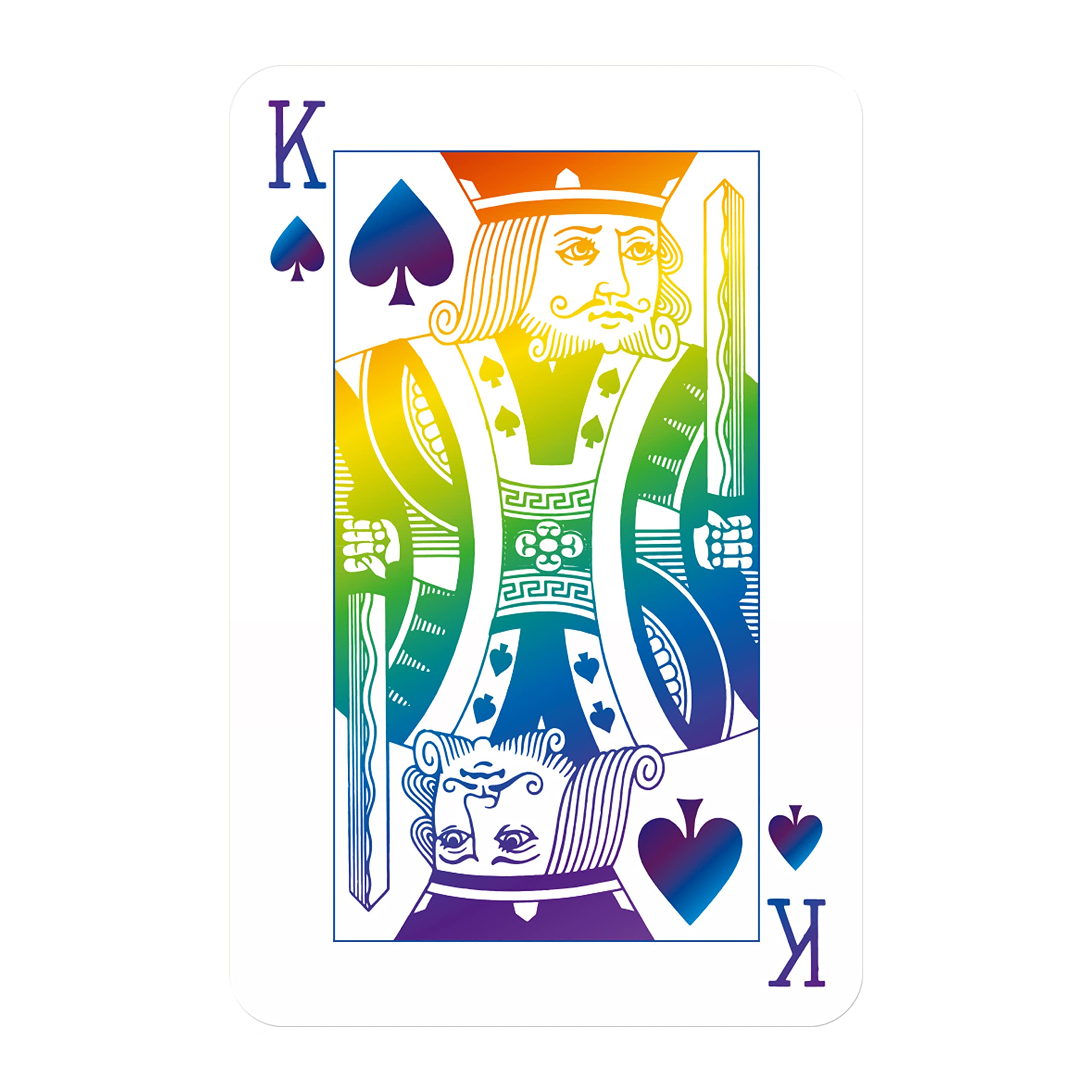 Waddingtons Number 1 Rainbow Playing Cards - 54 Cards, Unisex Children, Ages 6+ 6