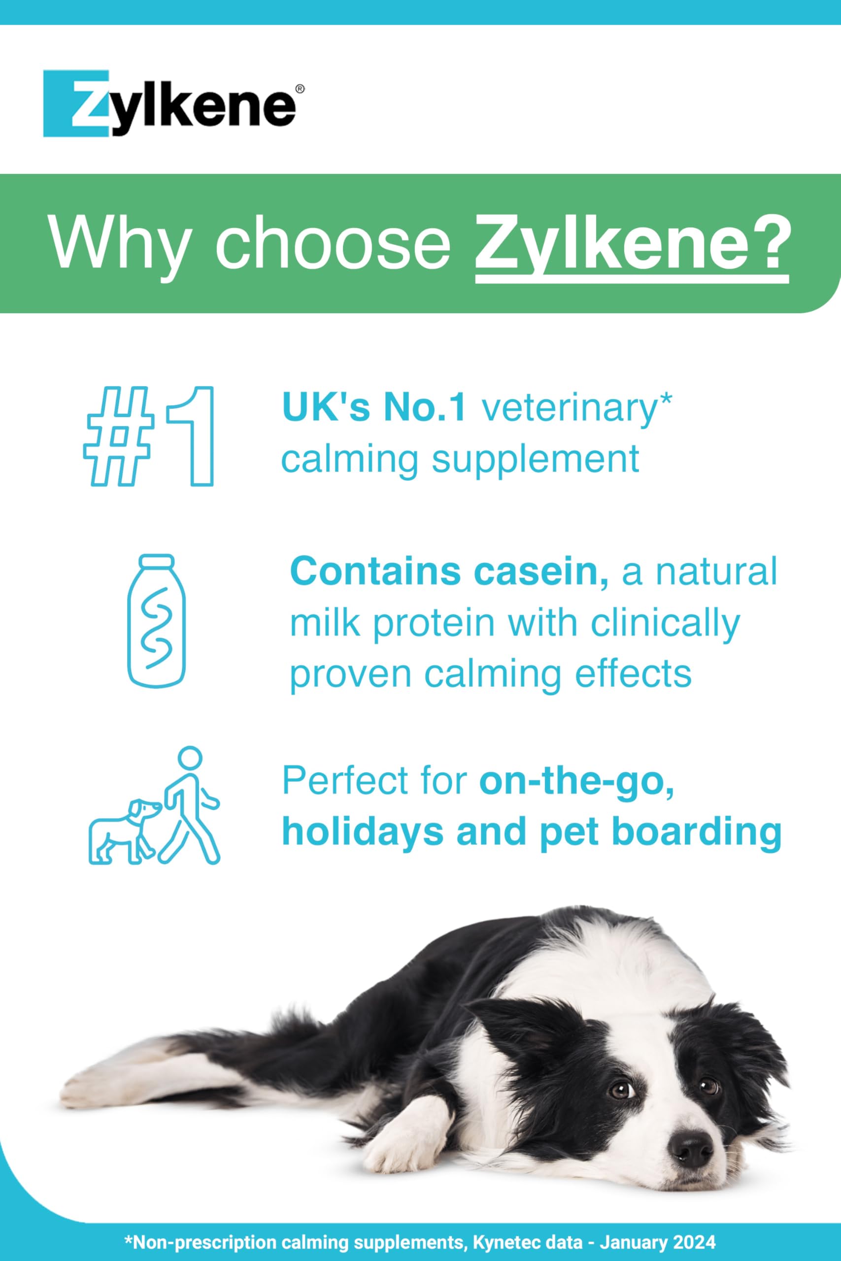 Zylkene Calming Chews for Medium Dogs (10 to 30kg) | Promotes Relaxation | 14 Chews 2