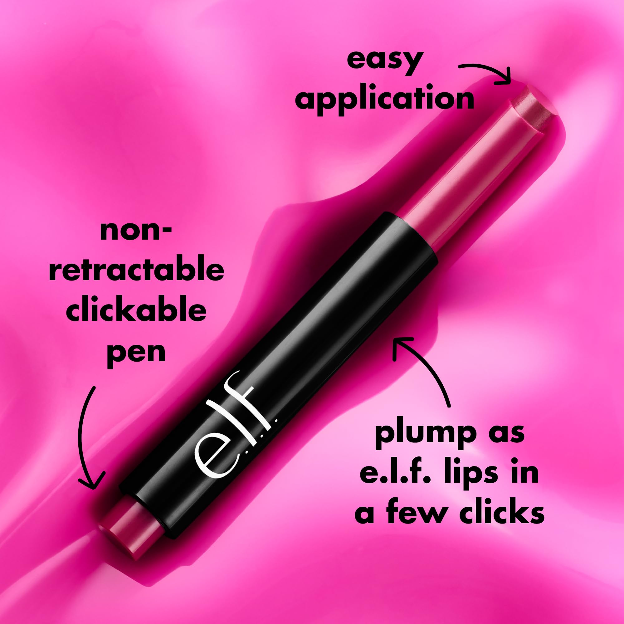 e.l.f. Pout Clout Lip Plumping Pen - Sheer Color, Gloss & Plumping Effect | Vegan & Cruelty-Free 6