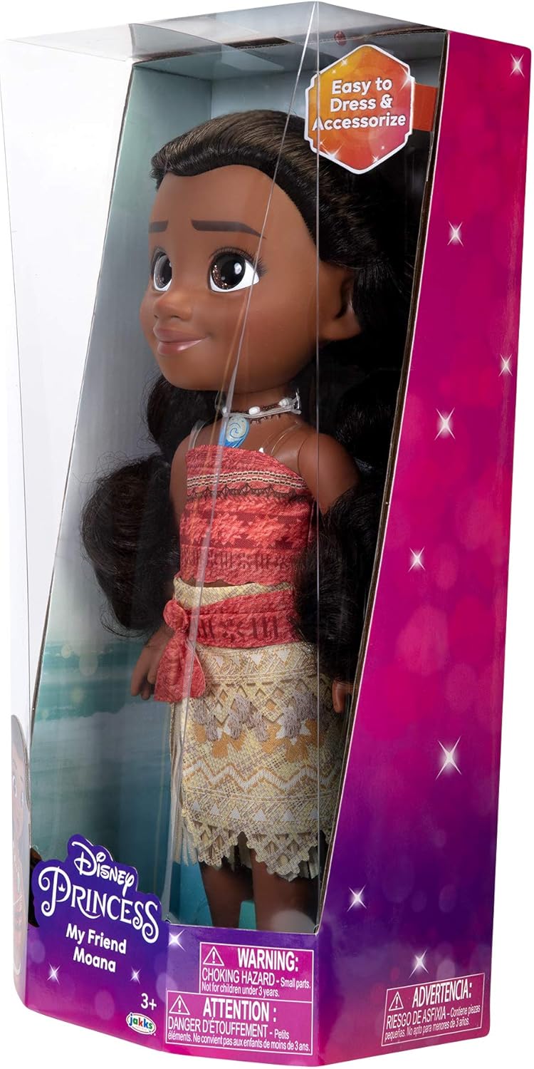Disney Princess Moana Fashion Doll - 14" Glitter Eyes & Long Hair, Ages 3+ 2
