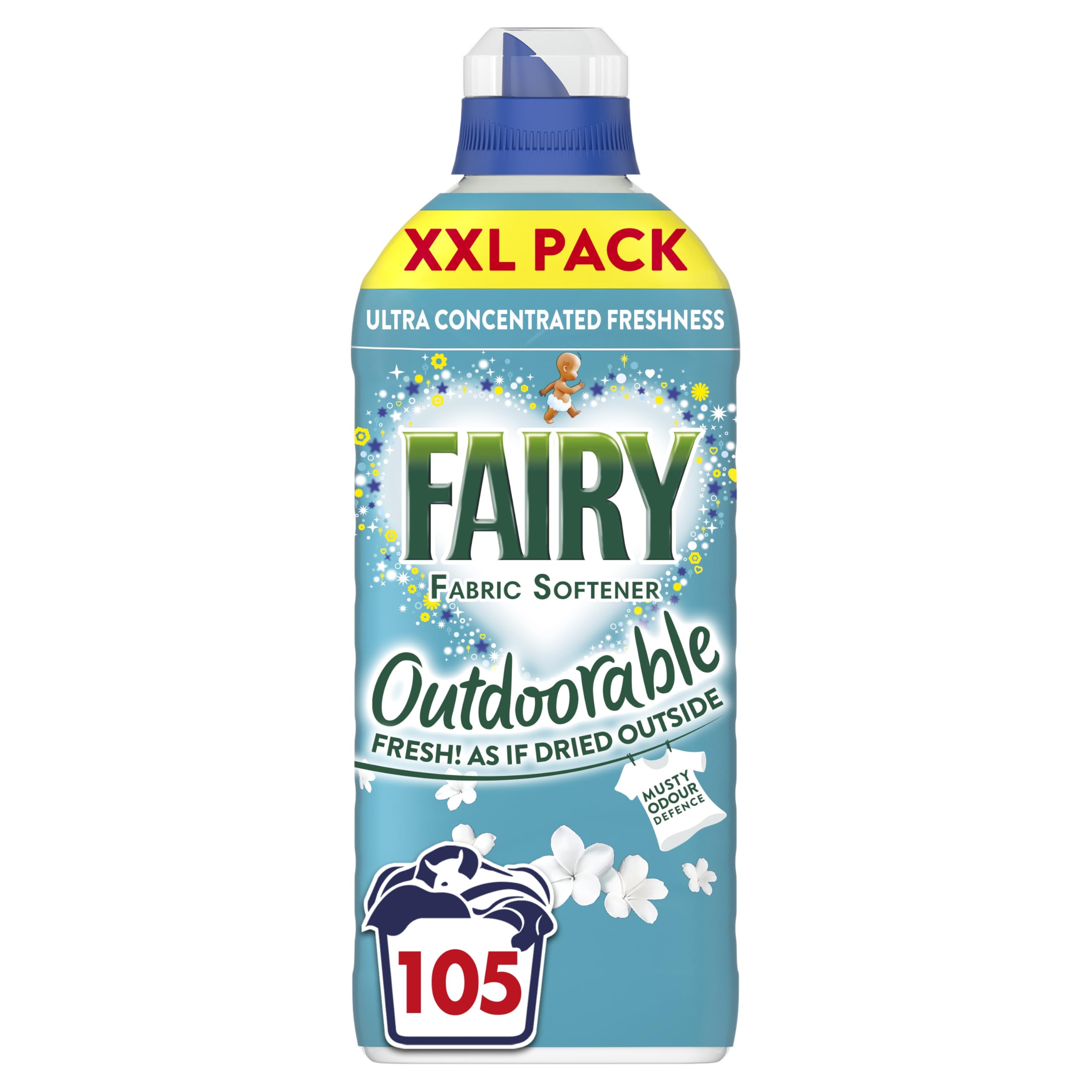 Fairy Outdoorable Liquid Fabric Softener - Ultra Concentrated Freshness | 1.47L 1