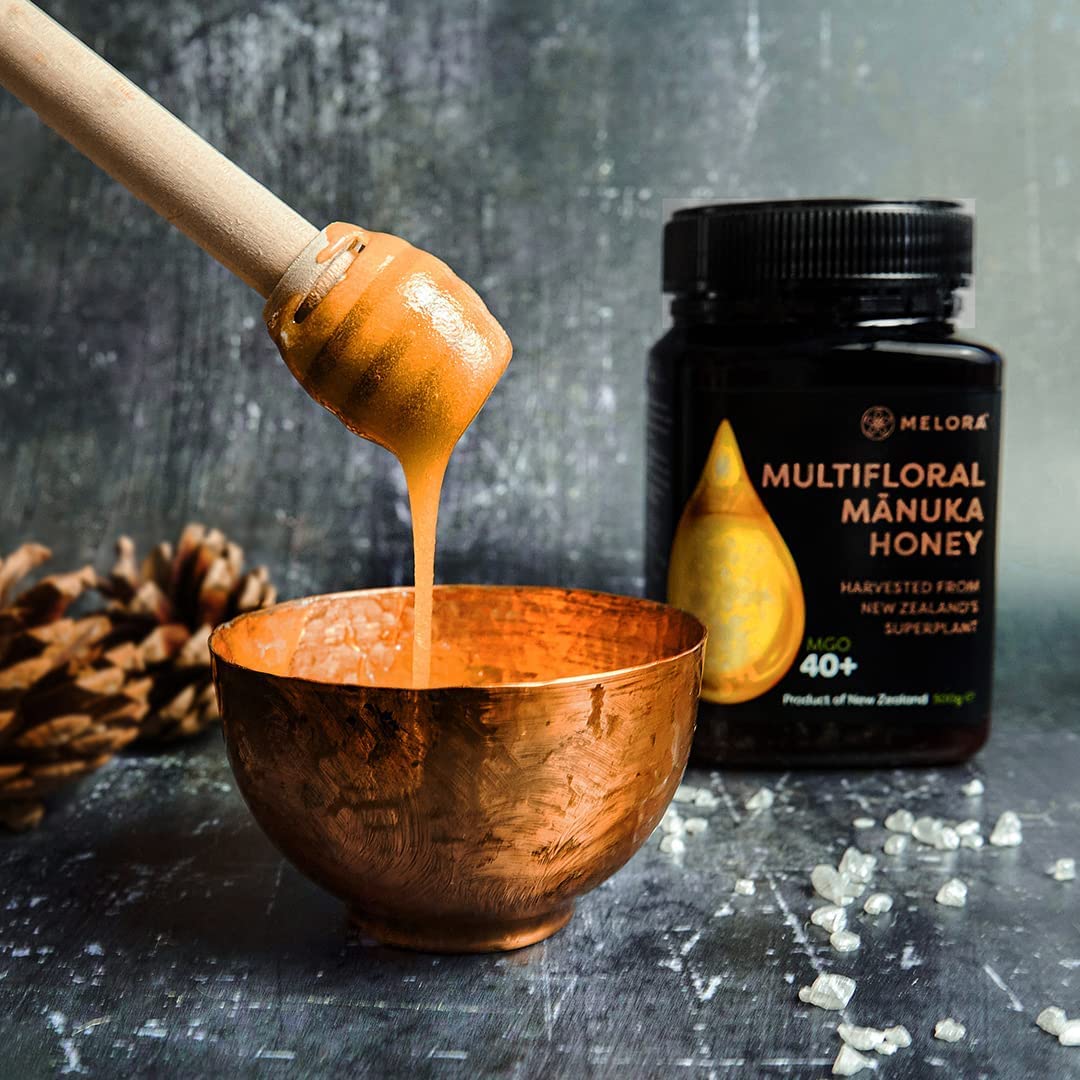 Melora Manuka Honey - 100 MGO | 5+ UMF | 250g Pure & Traceable New Zealand Honey 2