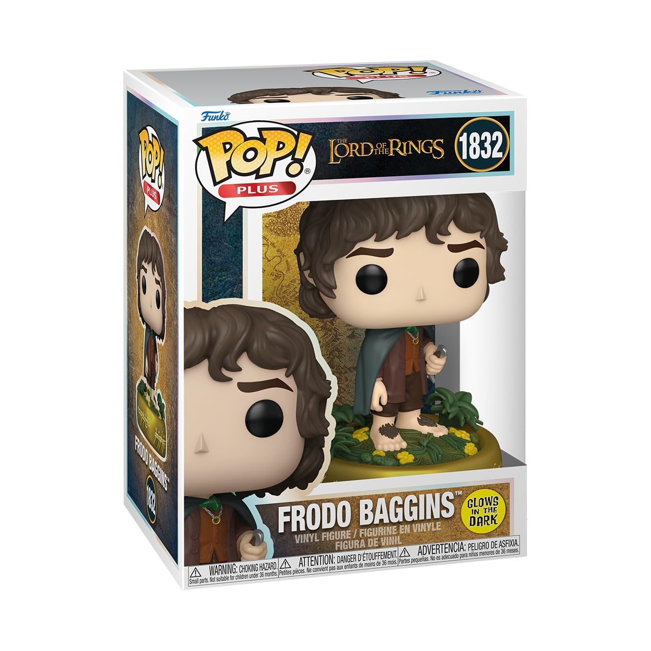 Funko Pop! Frodo Baggins Lord Of The Rings S9 Glow In The Dark Vinyl Figure 3.75 in 1
