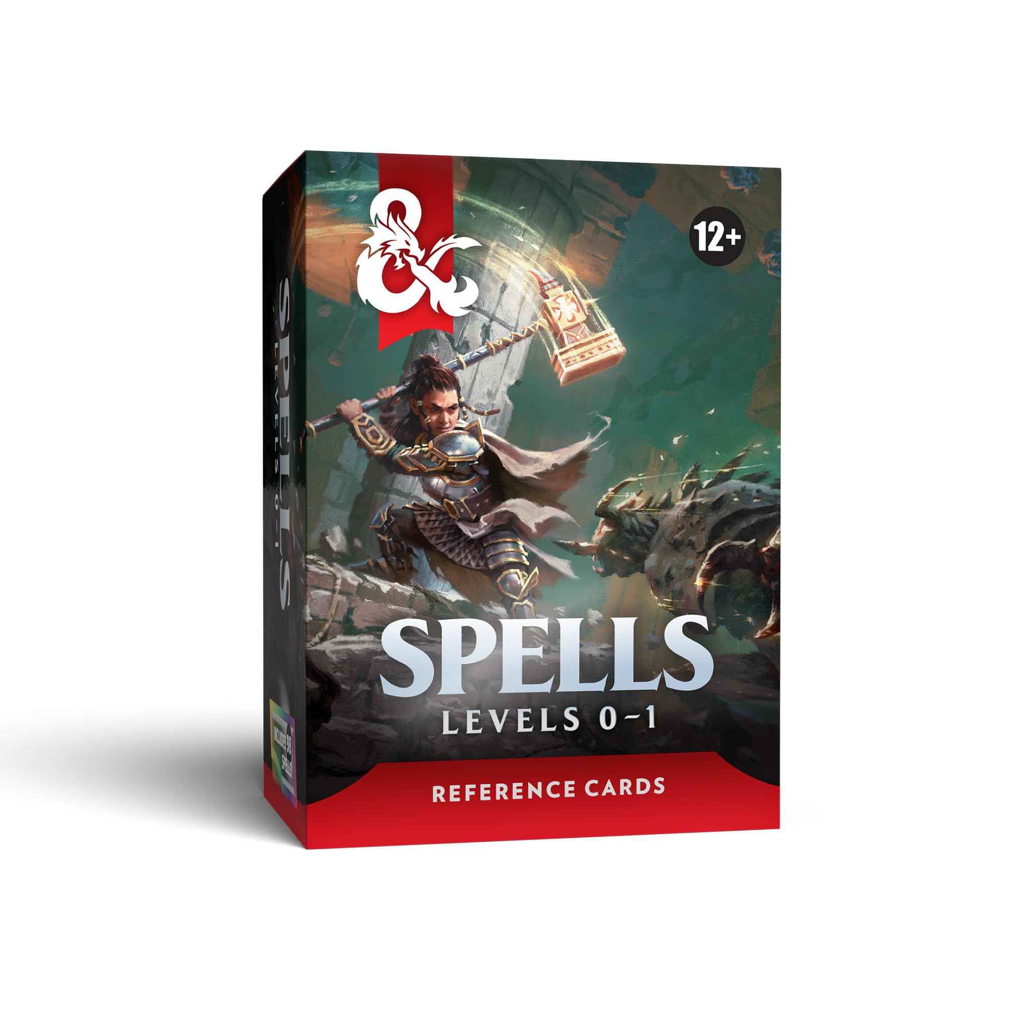 Dungeons & Dragons Reference Cards - Spells (Levels 0-1) | Cardboard Deck Set