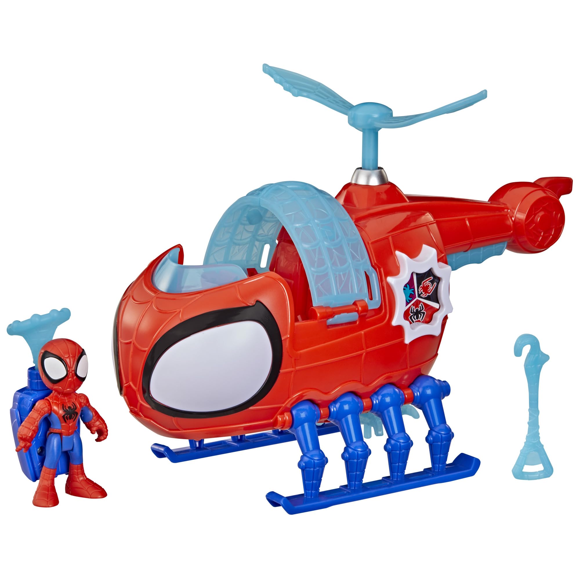 SPIDEY AND HIS AMAZING FRIENDS Team Spidey Copter with 7.6-cm Spidey Figure | Plastic | Ages 3+ 1