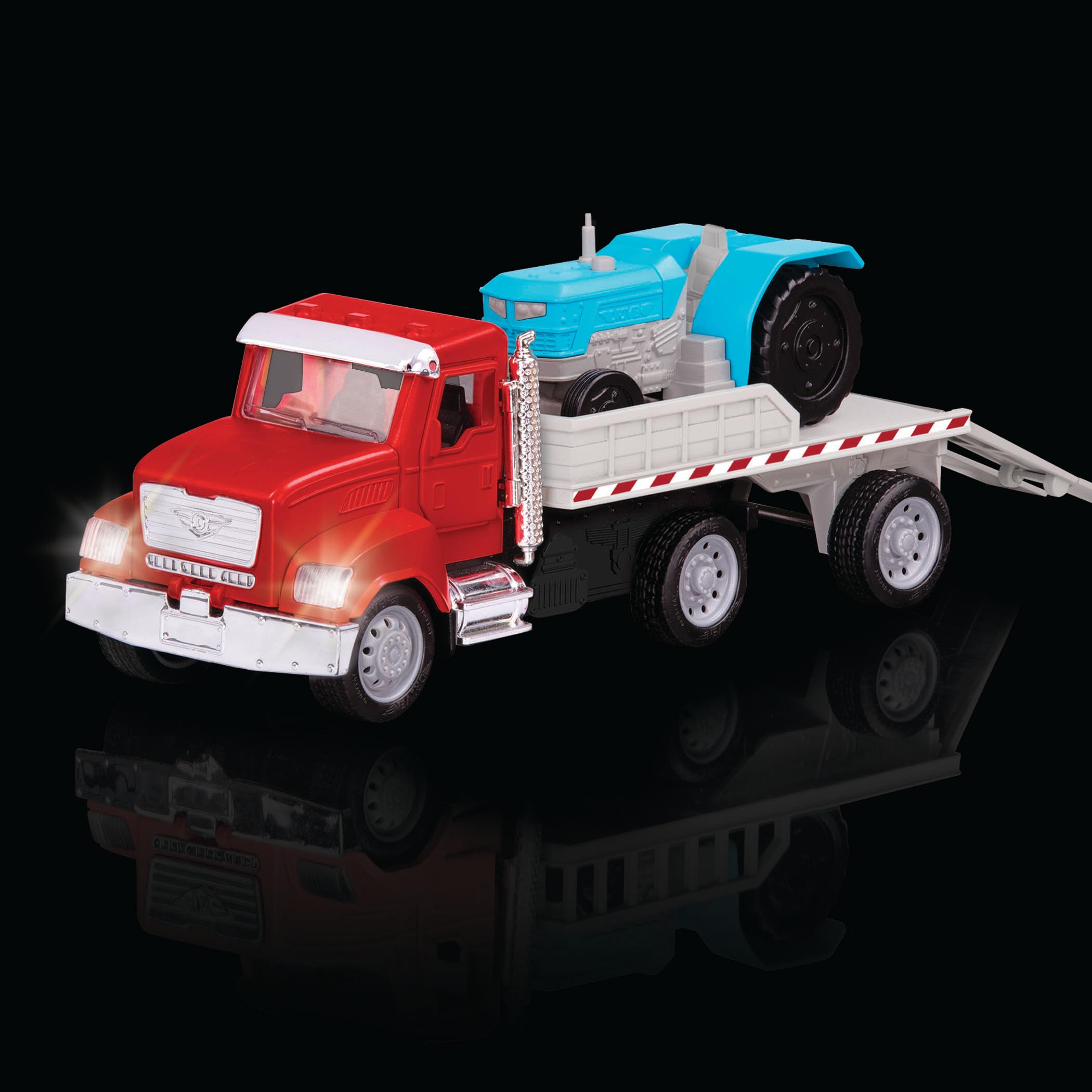 Driven by Battat Micro Telehandler - Toy Crane Truck with Extendable Arm, Lights & Sound 5