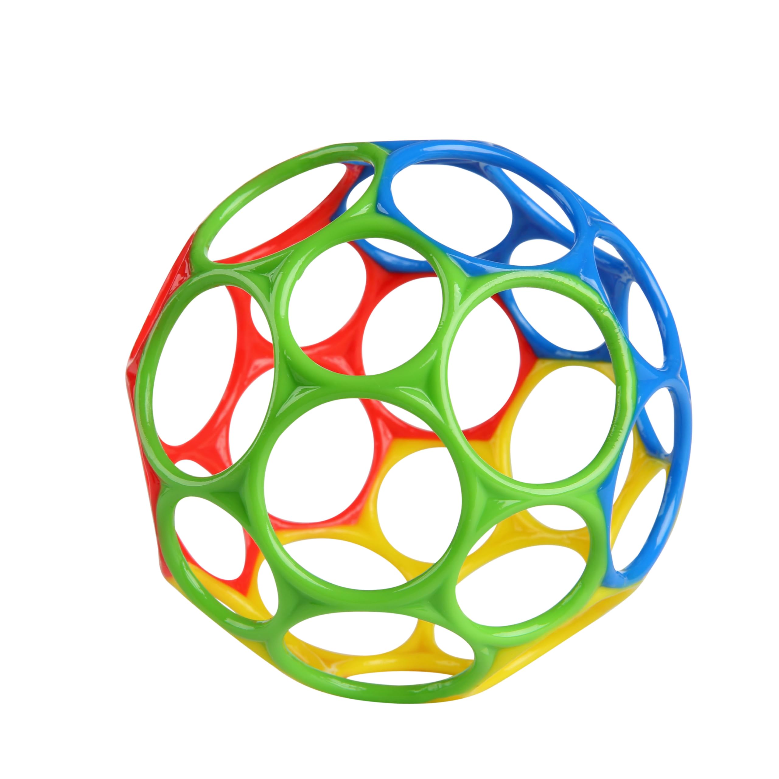 Bright Starts Oball Easy Grasp Classic Ball - 4 Inch, BPA-Free, Ages Newborn+ 4