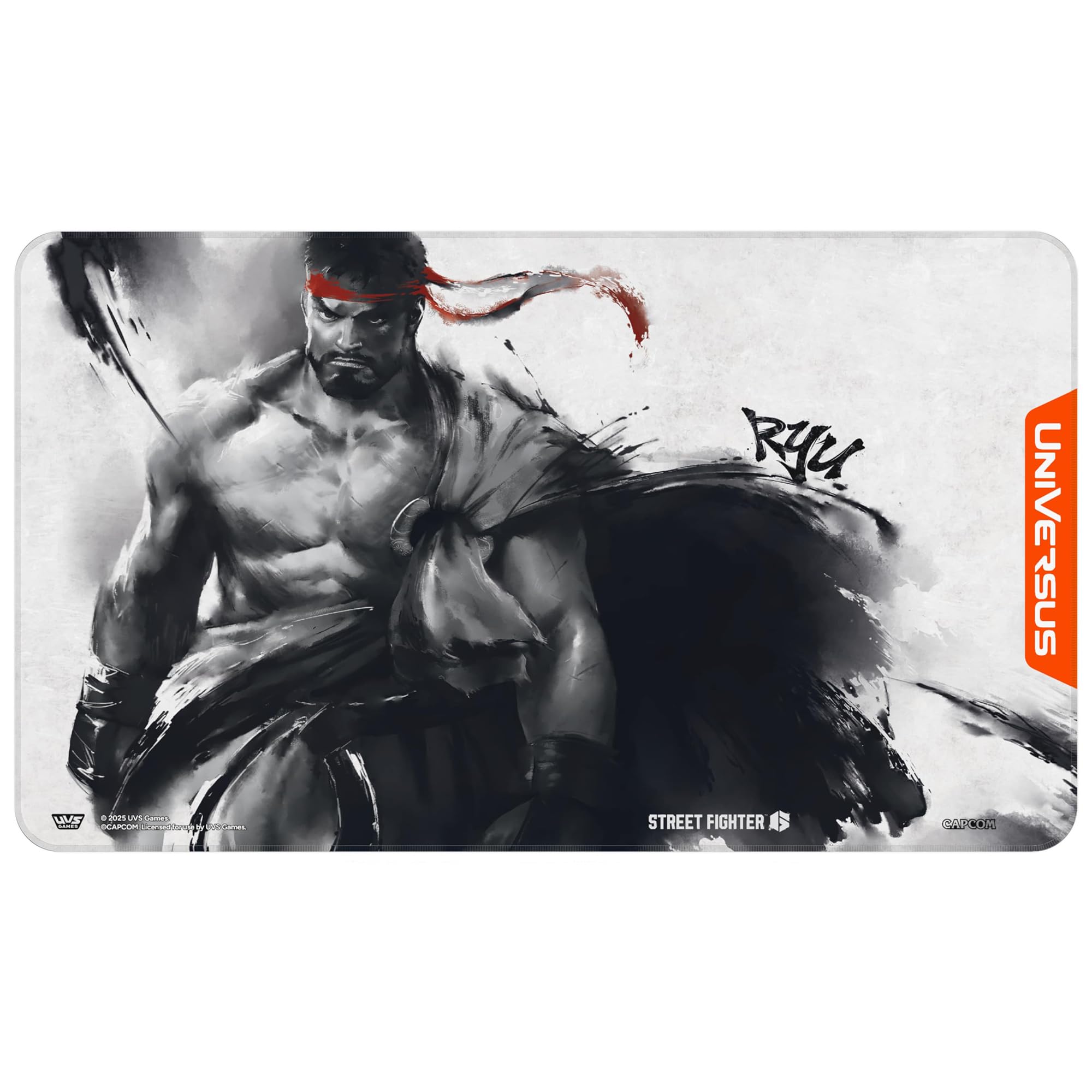 UniVersus Street Fighter 6: Challenger Series Playmat - Ryu | 24 x 14 Inch Neoprene