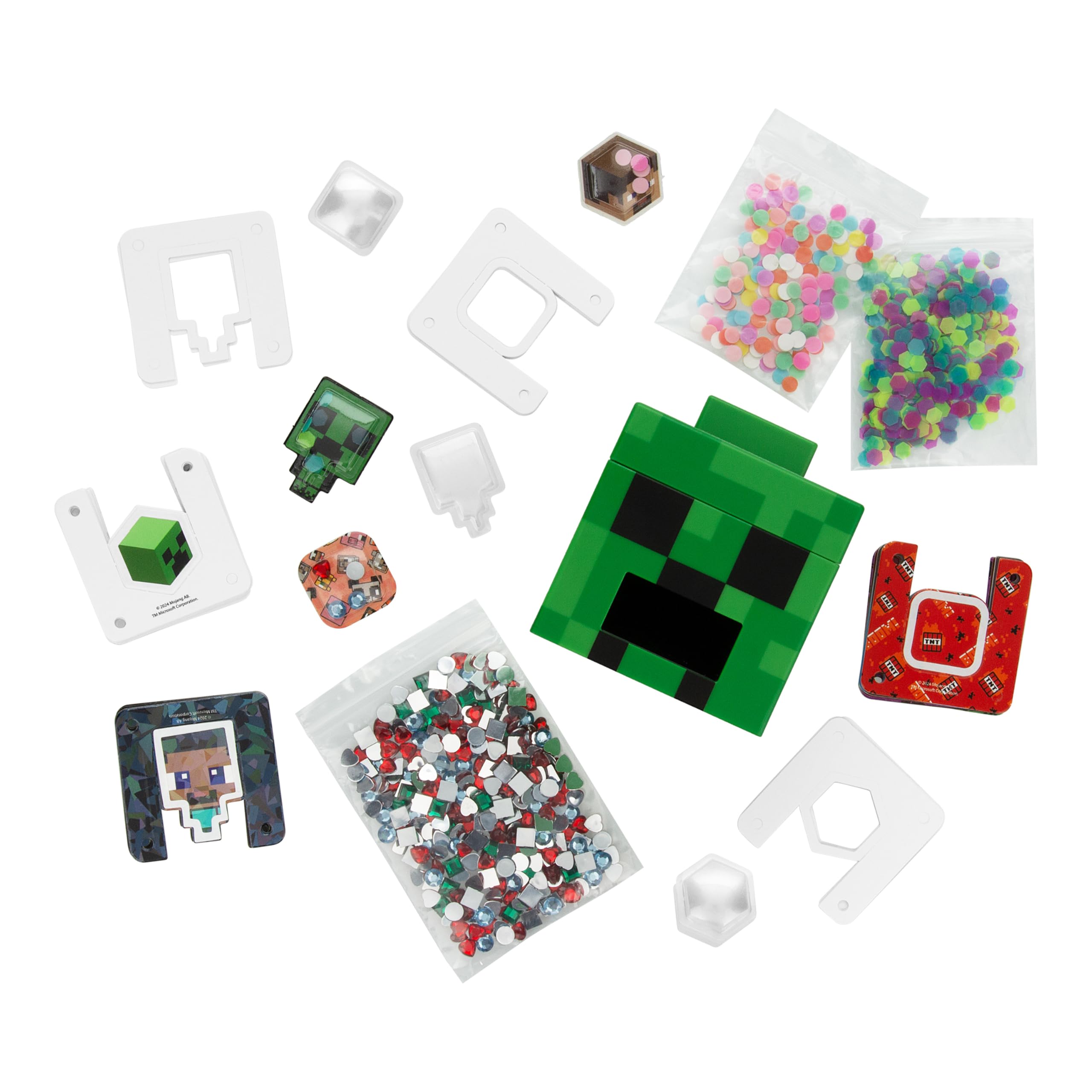 Paladone Minecraft Creeper DIY 3D Sticker Maker for Kids | Officially Licensed | Multicolor 4