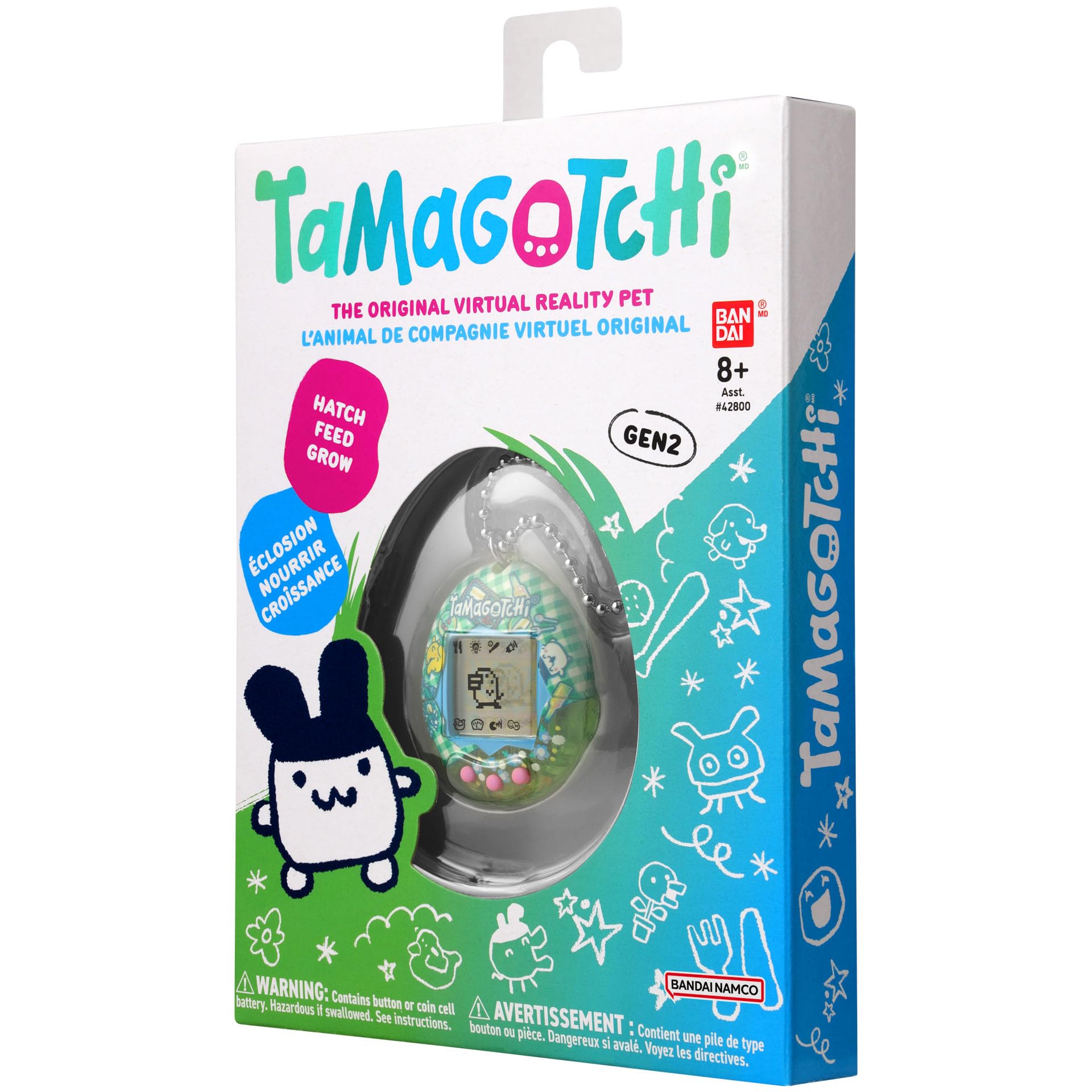 TAMAGOTCHI Bandai Original Tama Picnic Digital Pet with Gen 2 Programming 11