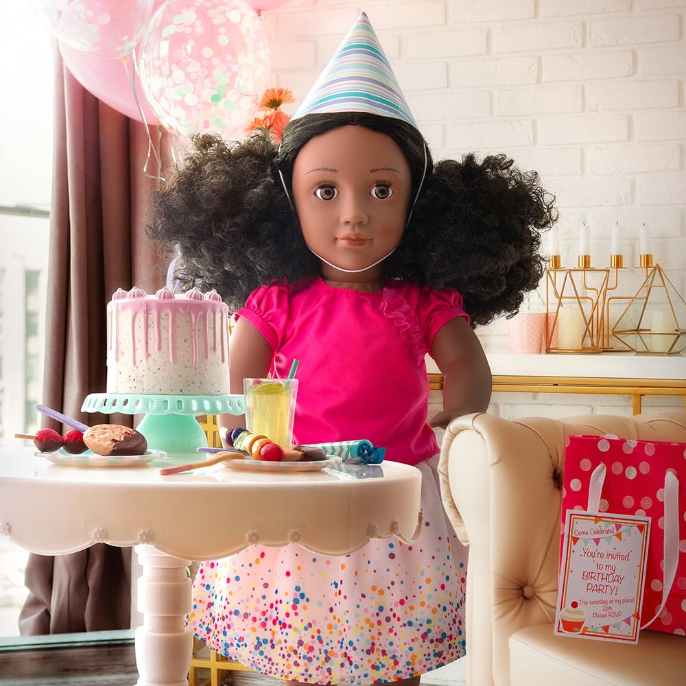 Our Generation It's Time to Party Birthday Outfit - Confetti-Print Skirt for 18-Inch Dolls 4