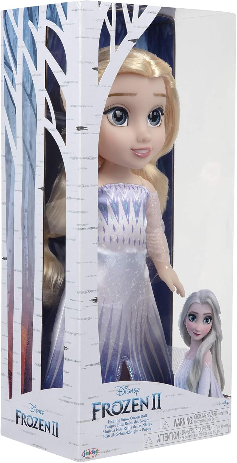 Disney Frozen 2 Elsa the Snow Queen Doll - 35cm Tall with Long Flowing Hair & Iconic Dress 5