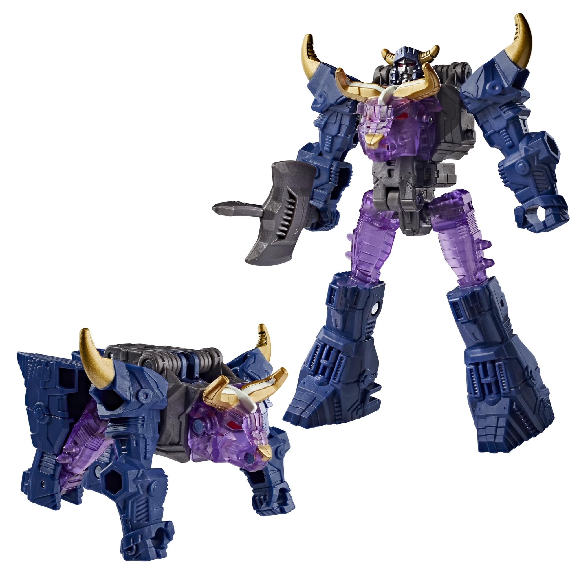 Transformers Megatron Cyber Changers Energon Surge - 4-Inch Action Figure | Glow in the Dark | Ages 6+ 1