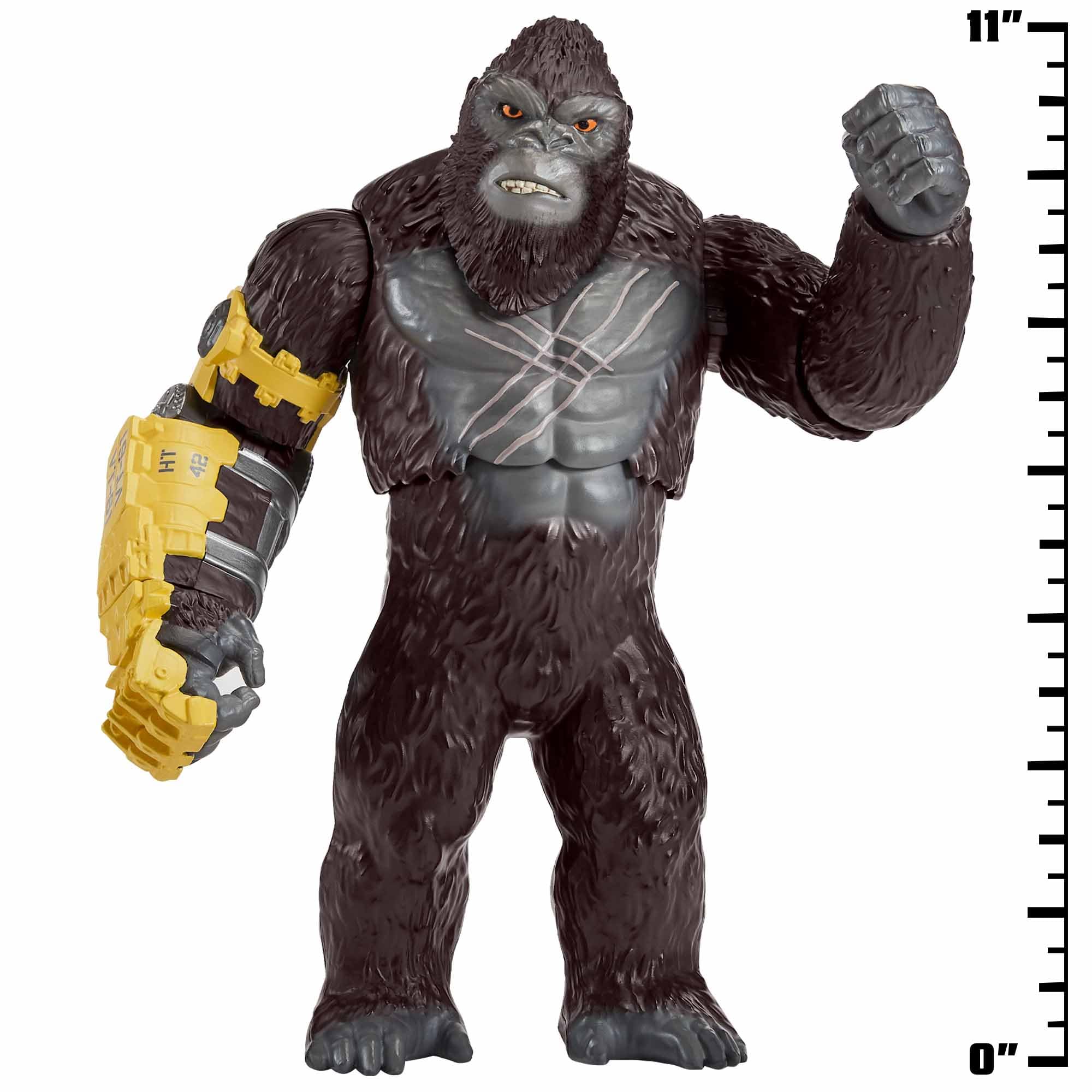 MonsterVerse Giant Kong Roll N Battle Action Figure - 11 Inch | Wheel Movement | Ages 4+ 3