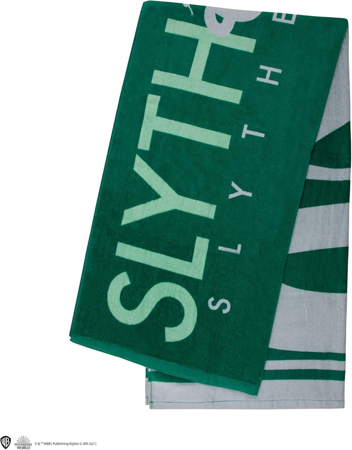 Cinereplicas - Harry Potter Slytherin Beach Towel - Officially Licensed