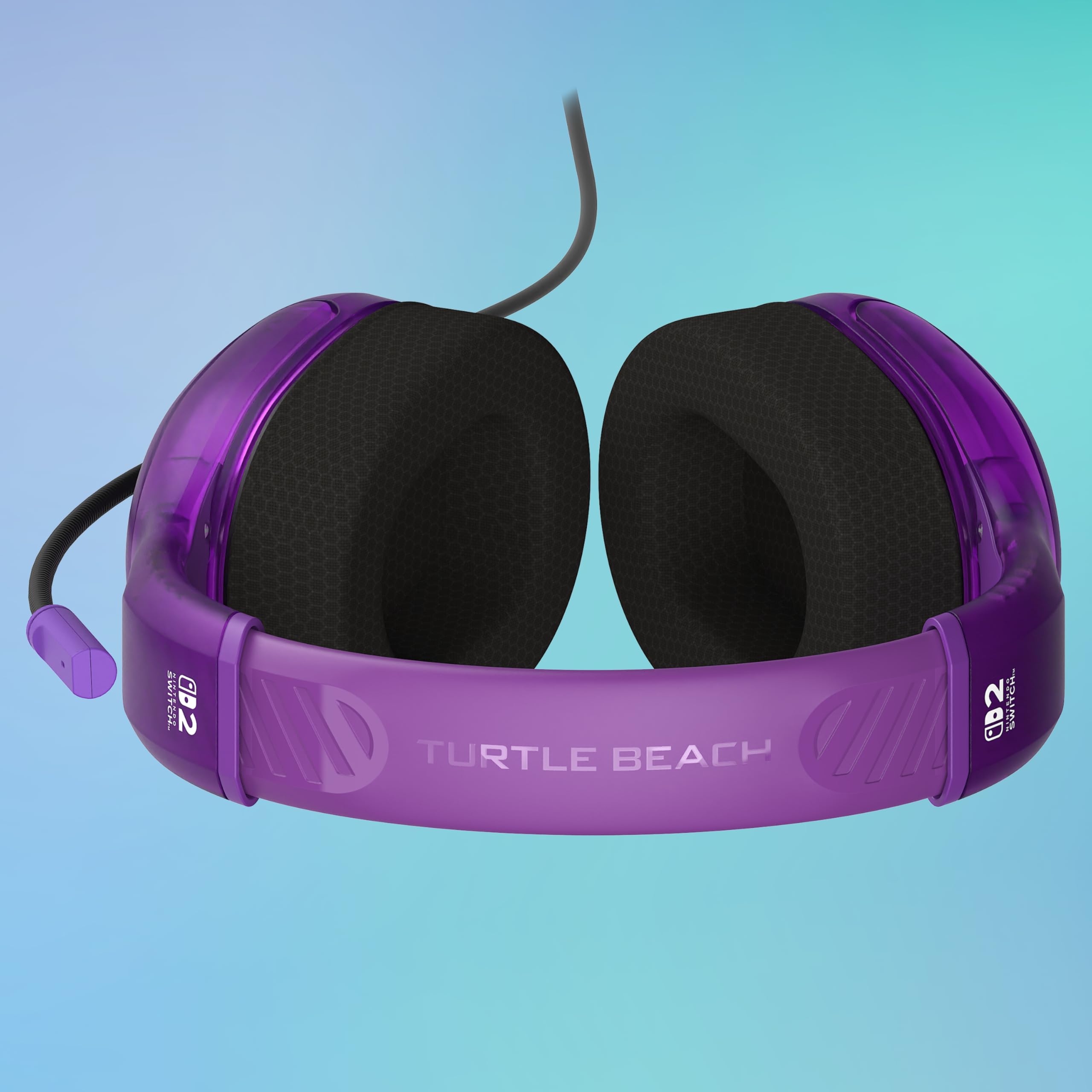 Turtle Beach Airlite Fit Wired Gaming Headset - Ghost Purple | Nintendo Licensed | Lightweight 5
