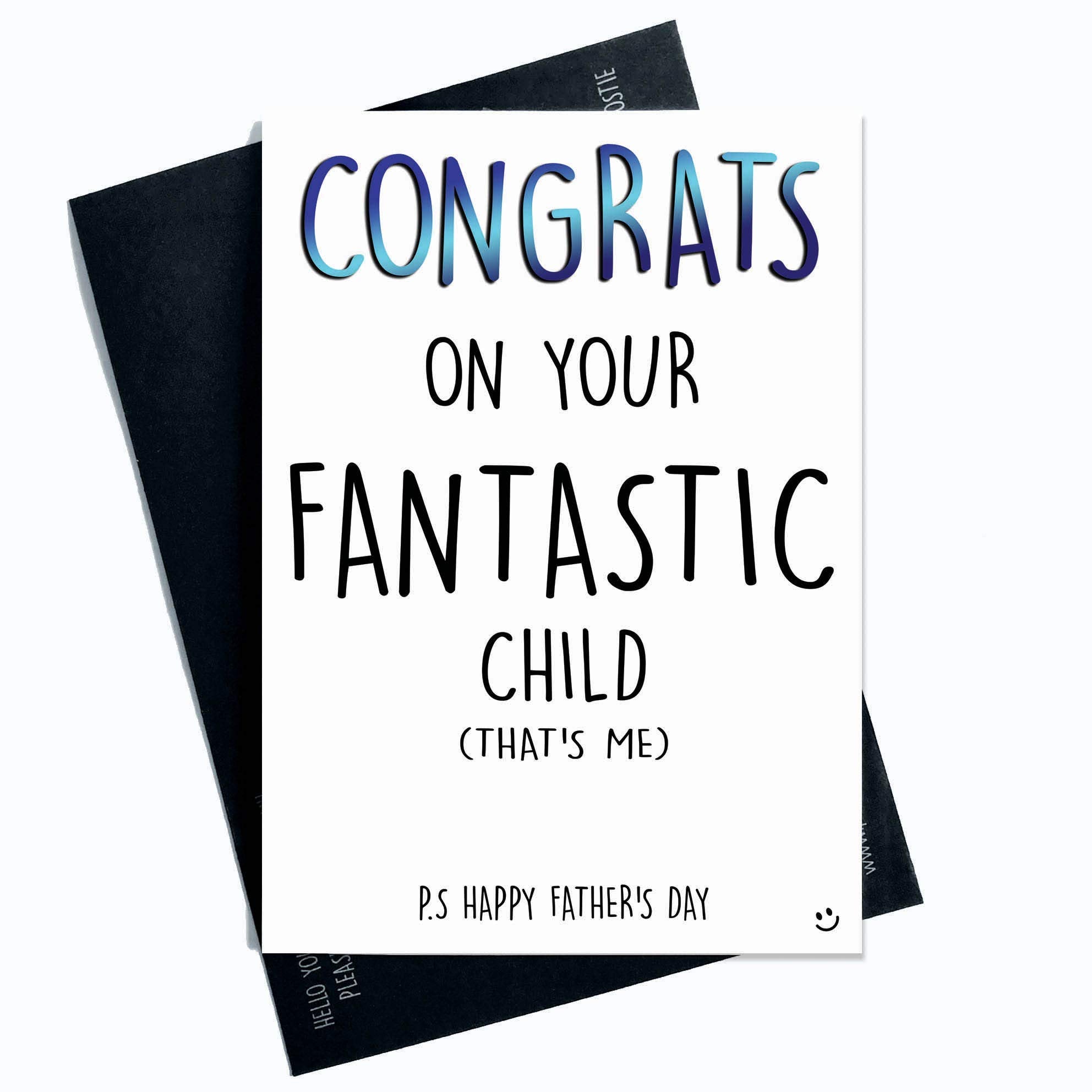 Peachy Antics Funny Father's Day Card for Dad | A5 Size | Blank Inside