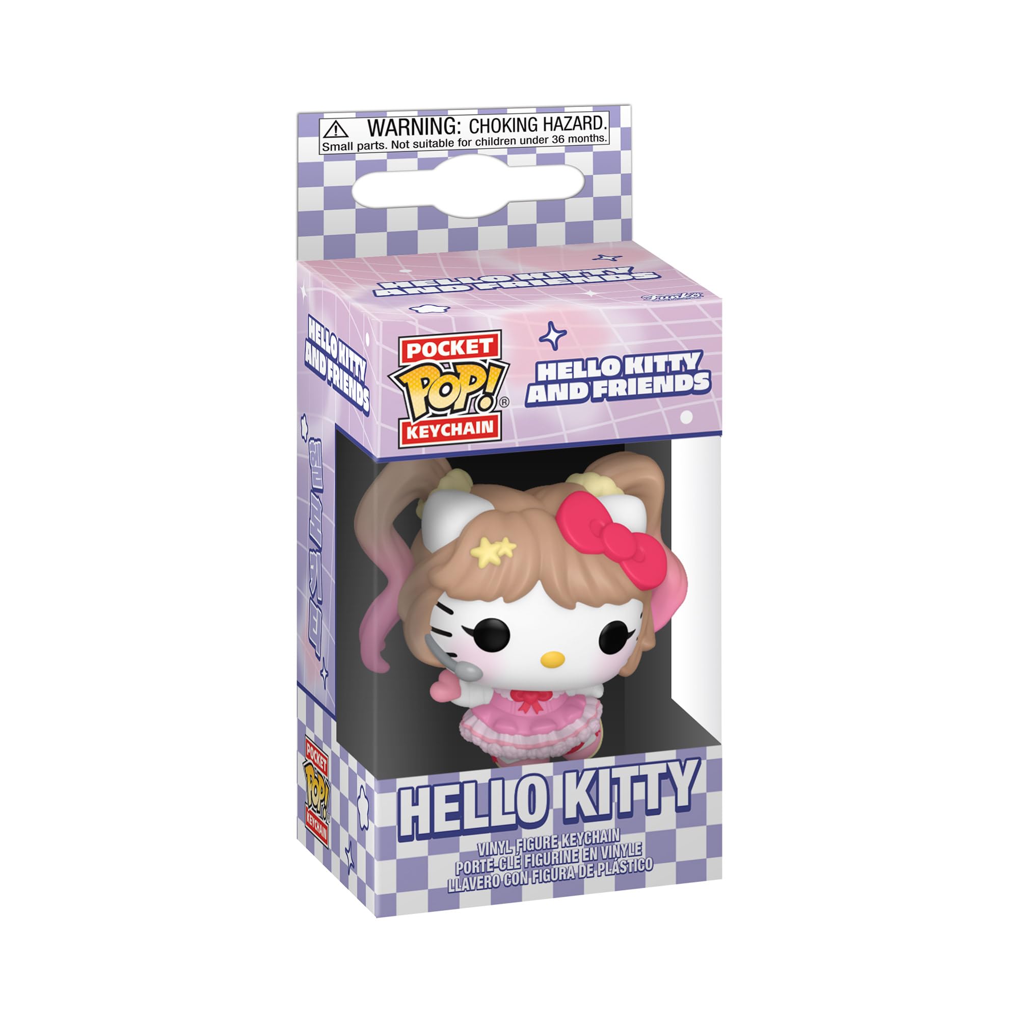 Funko POP! Keychain: Hello Kitty Kpop - Mini Vinyl Figure | 4.63 inches | Ages 3+ 2