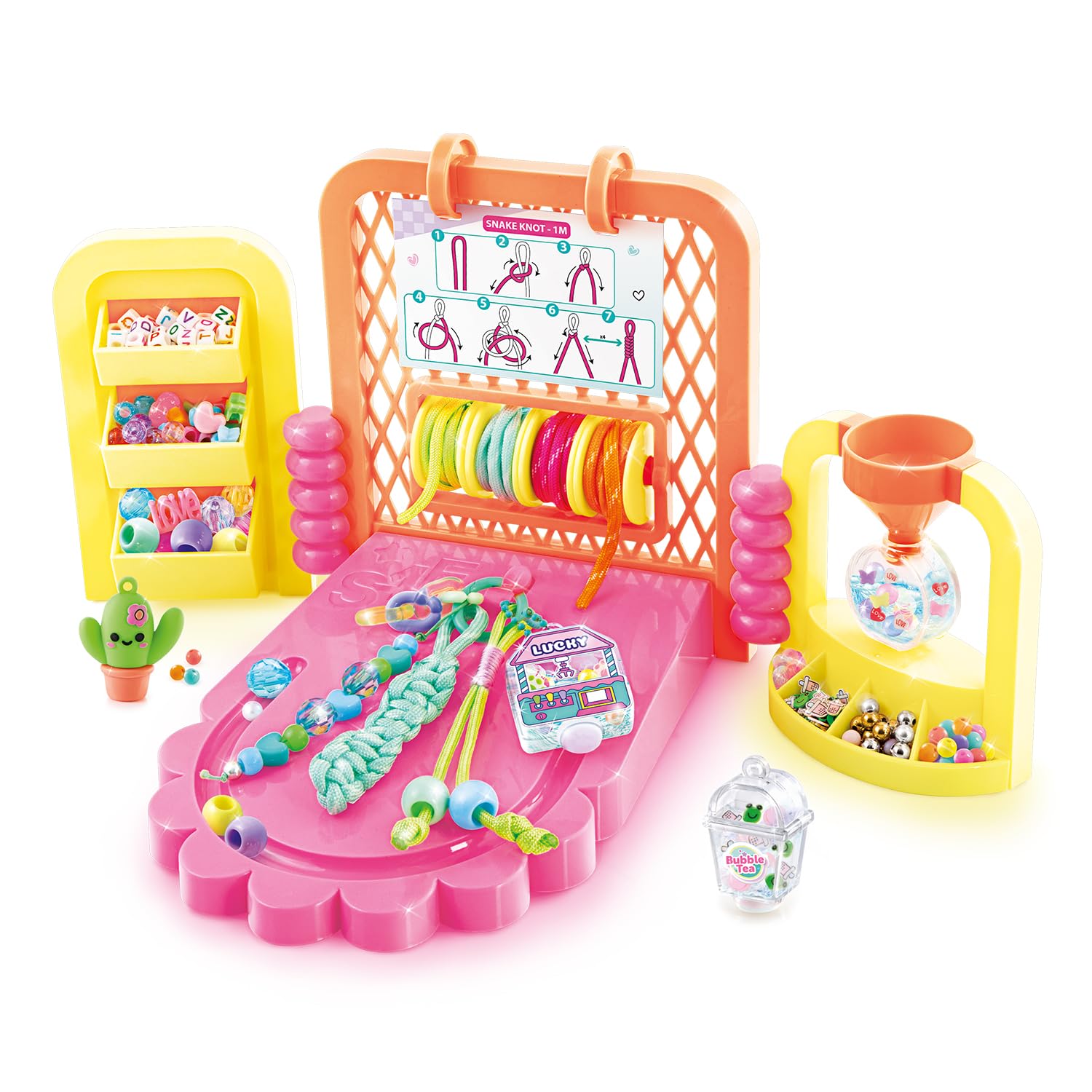 Canal Toys Style 4 Ever DIY Keychain Making Kit - Create 8 Paracord & Beaded Keychains