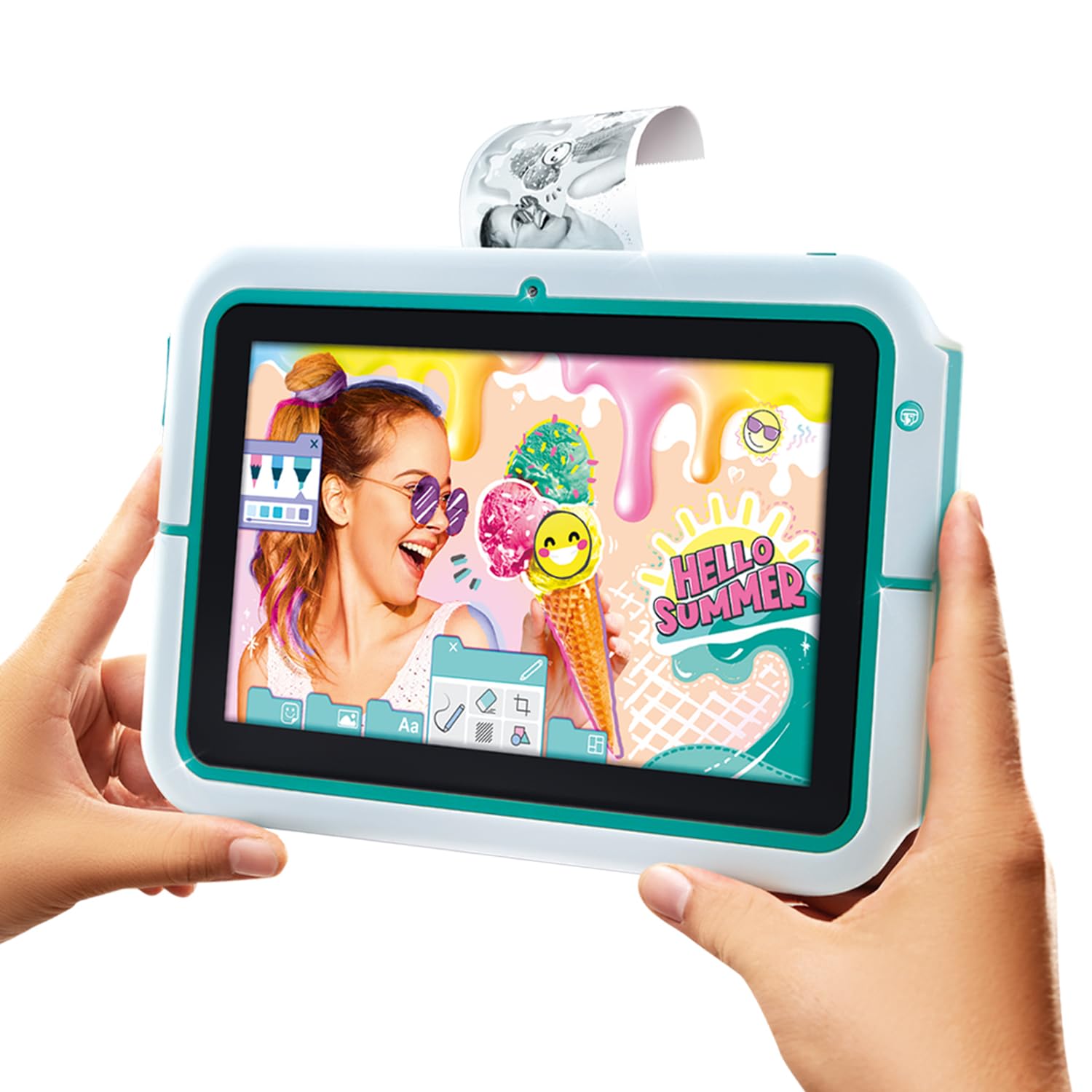 Pad Creator Instant Print Tablet – 8″ Kids Touchscreen with Stylus, 12MP Camera & Thermal Printer 4