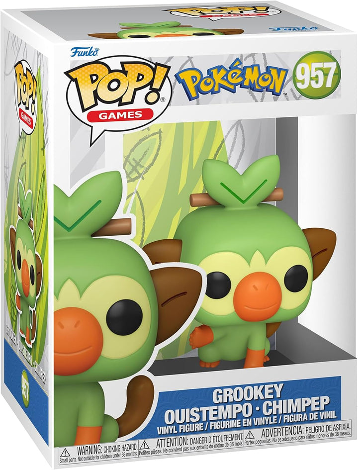 Funko POP! Games: Pokemon - Grookey - Collectable Pop! Vinyl Figure