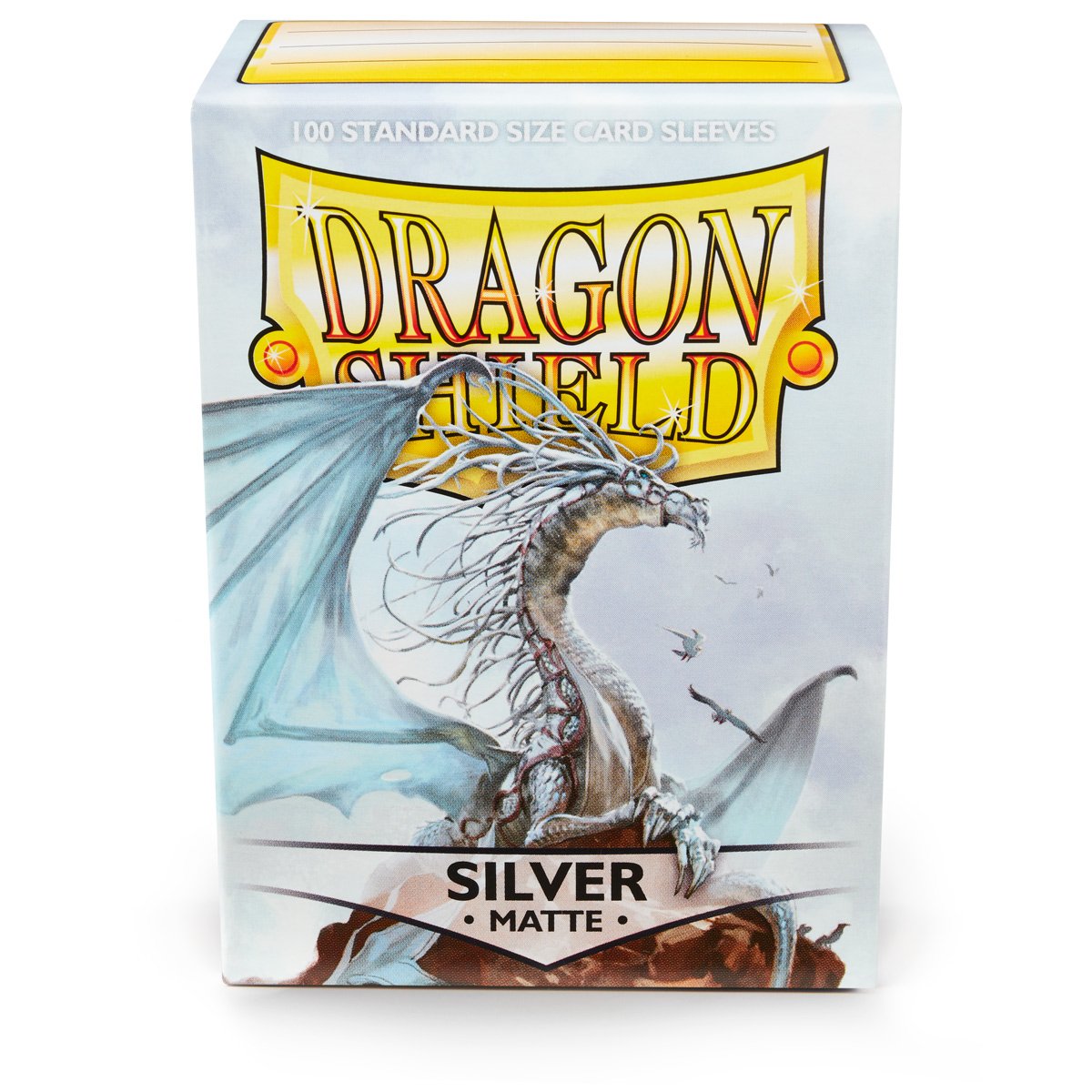 Dragon Shield Matte Standard Size Sleeves 100 Pack - Silver
