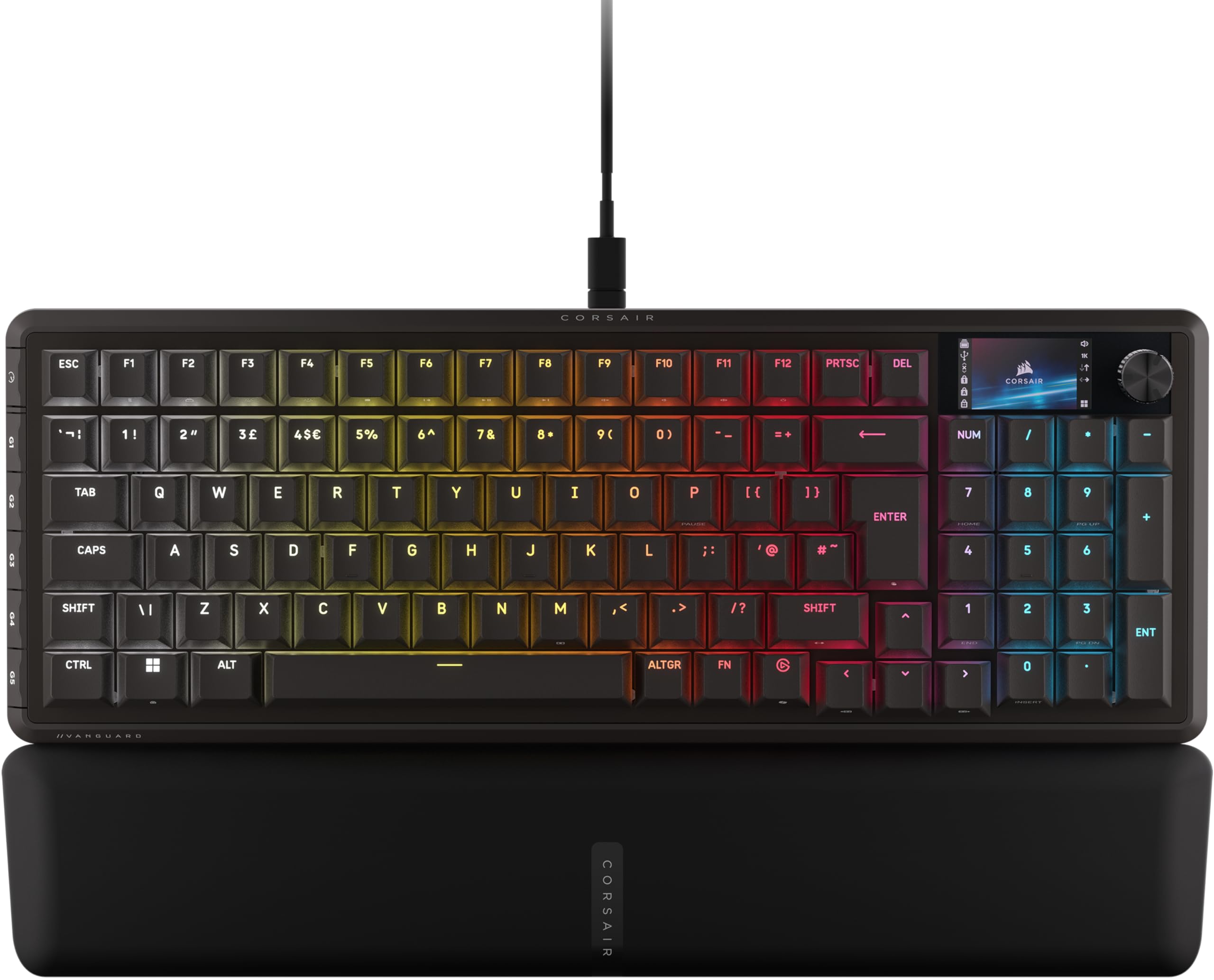 Corsair VANGUARD PRO 96 Wired Hall Effect Magnetic Mechanical Gaming Keyboard | 96% Layout | RGB