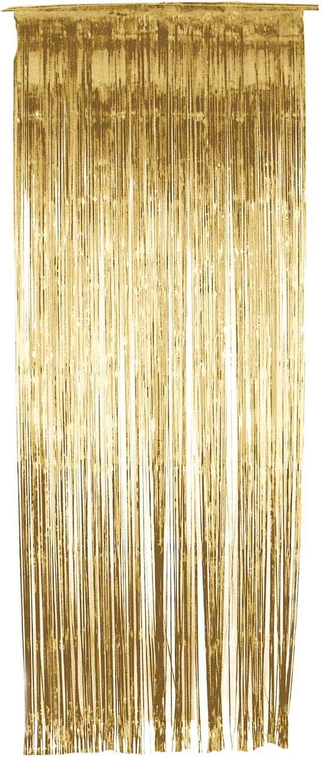 Smiffys Metallic Gold Shimmer Curtain Party Decor (34122)