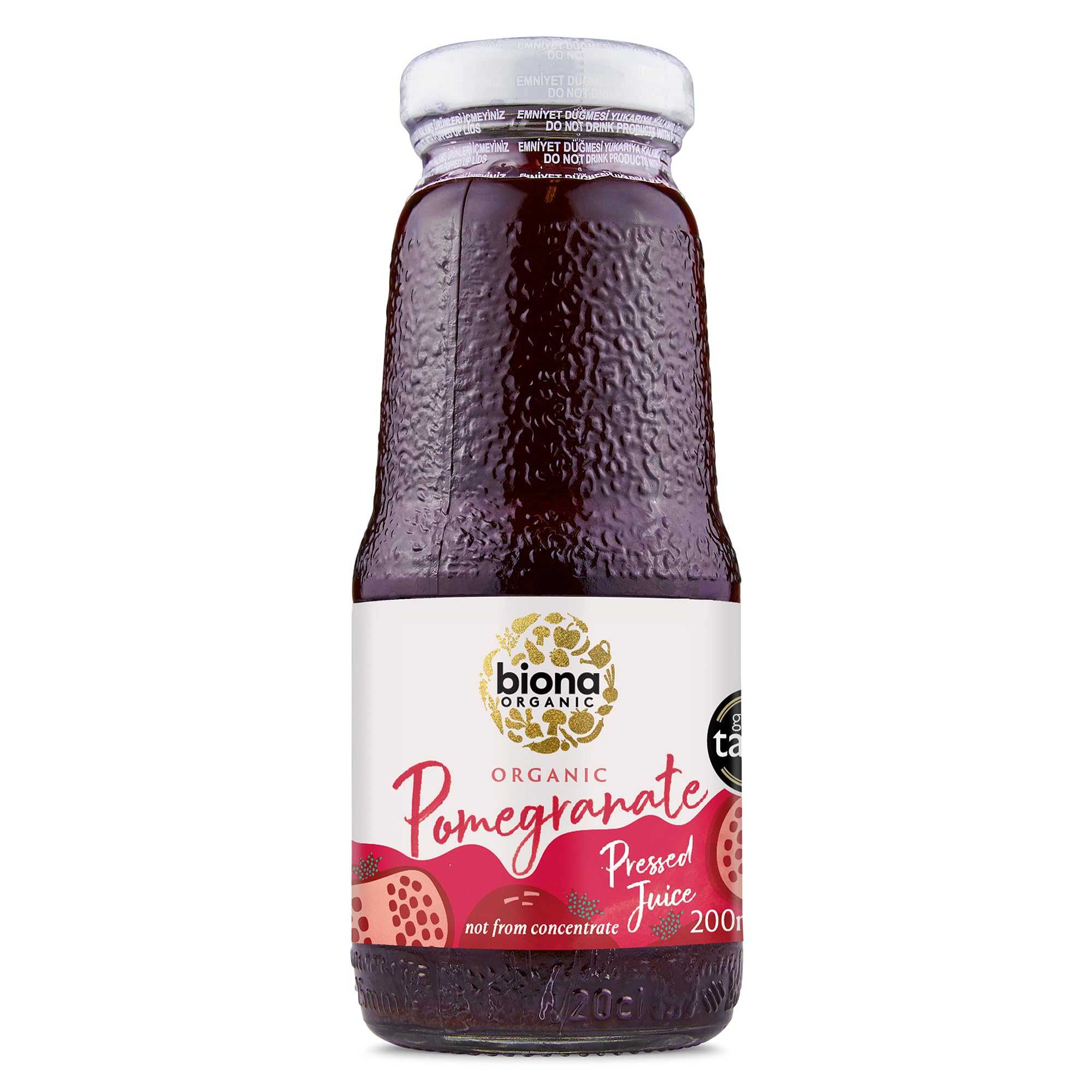 Biona Organic Pomegranate Juice - Pure & Not From Concentrate | 200ml