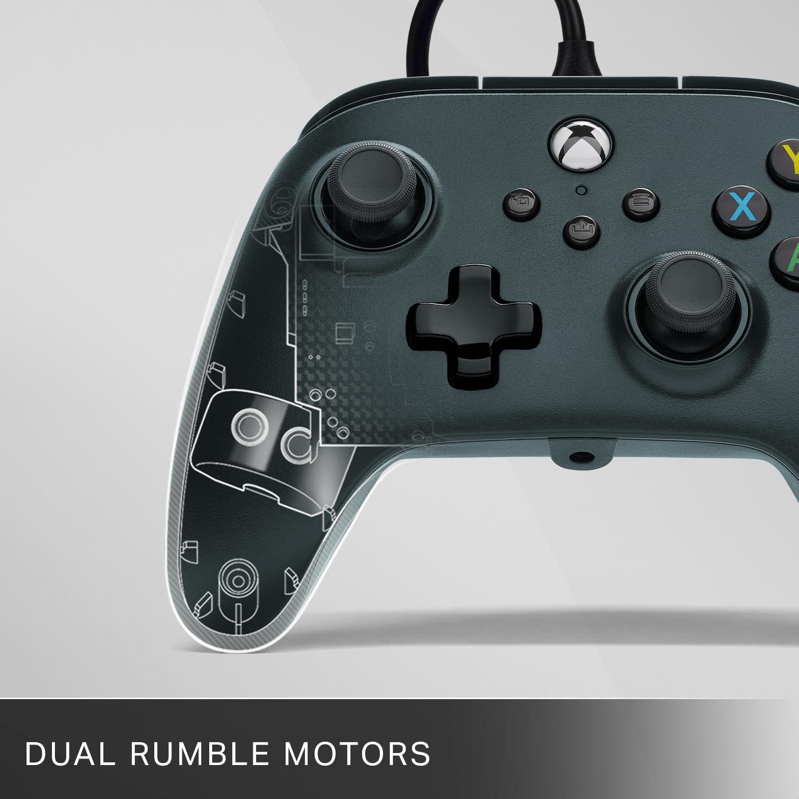 PowerA Wired Controller for Xbox Series X|S, Xbox One, PC - Officially Licensed with Dual Rumble, Immersive Triggers, 10ft USB-C Cable 6