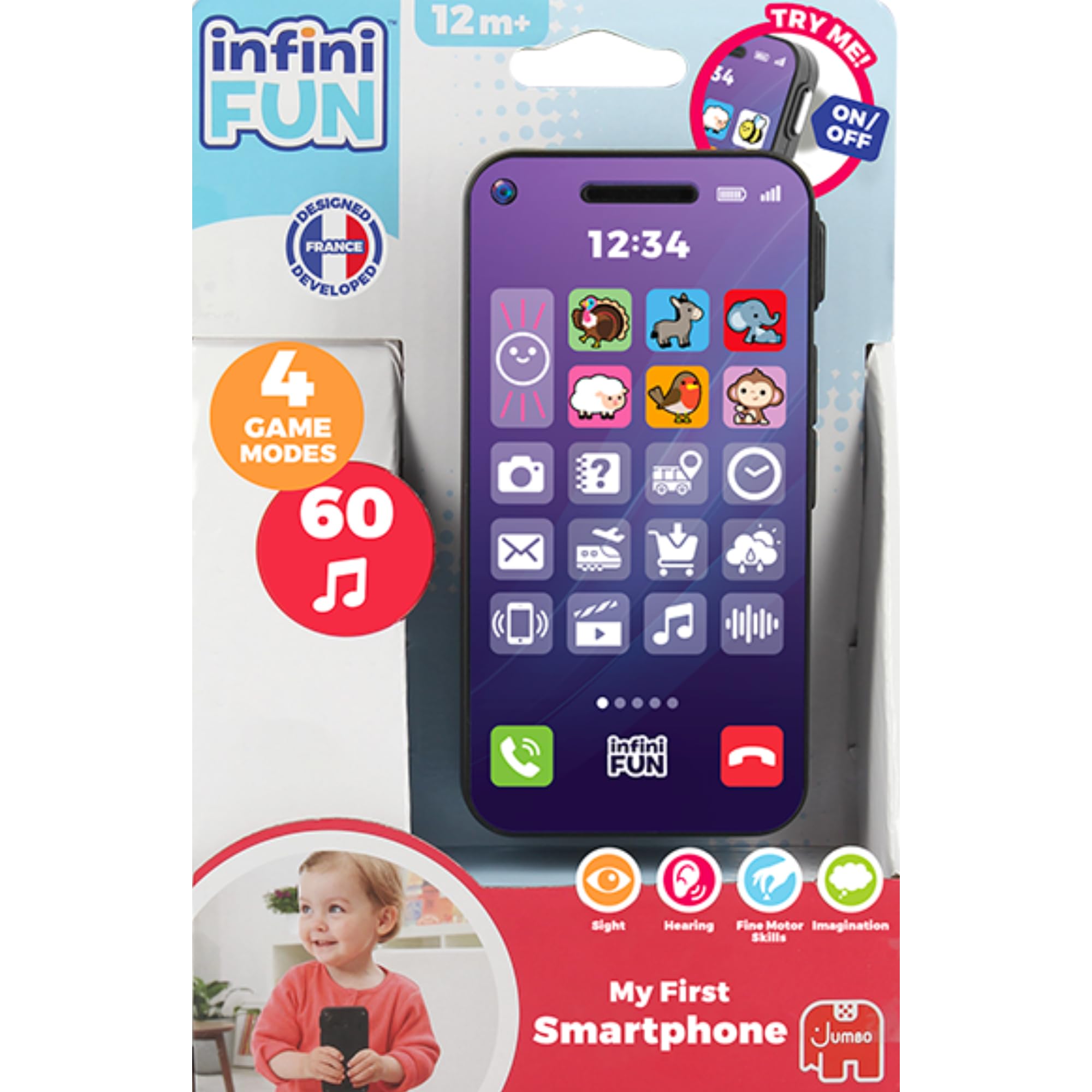 Infini Fun My First Smart Phone - Electronic Toy for Toddlers 12 Months+ 1