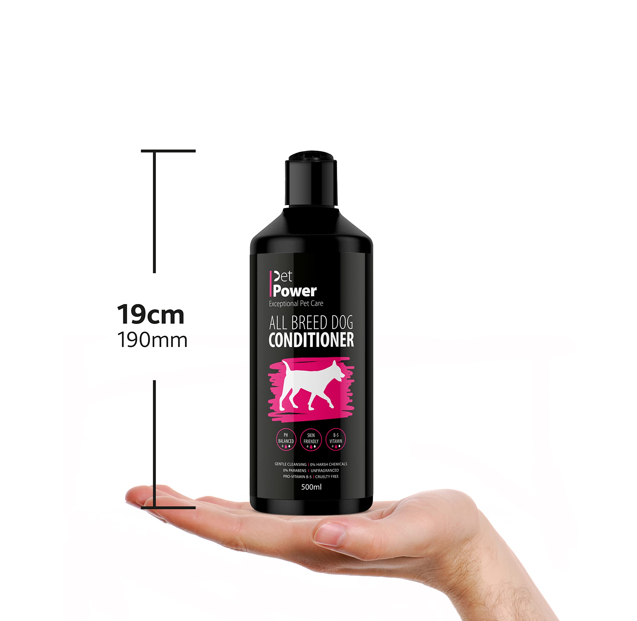 Pet Power All Breed Dog Conditioner - pH Balanced, Fragrance Free | 500ml