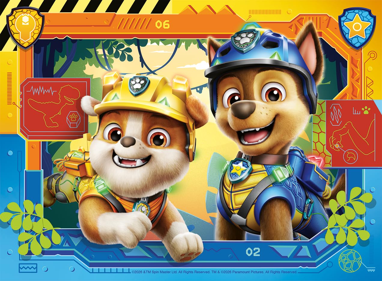 Ravensburger Paw Patrol Dino Rescue 4-in-a-Box Jigsaw Puzzle Set - Ages 3+ 3