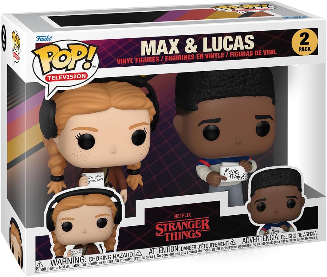 Funko Pop! TV Stranger Things - Max Mayfield & Lucas 2PK Vinyl Figure Set (80139)