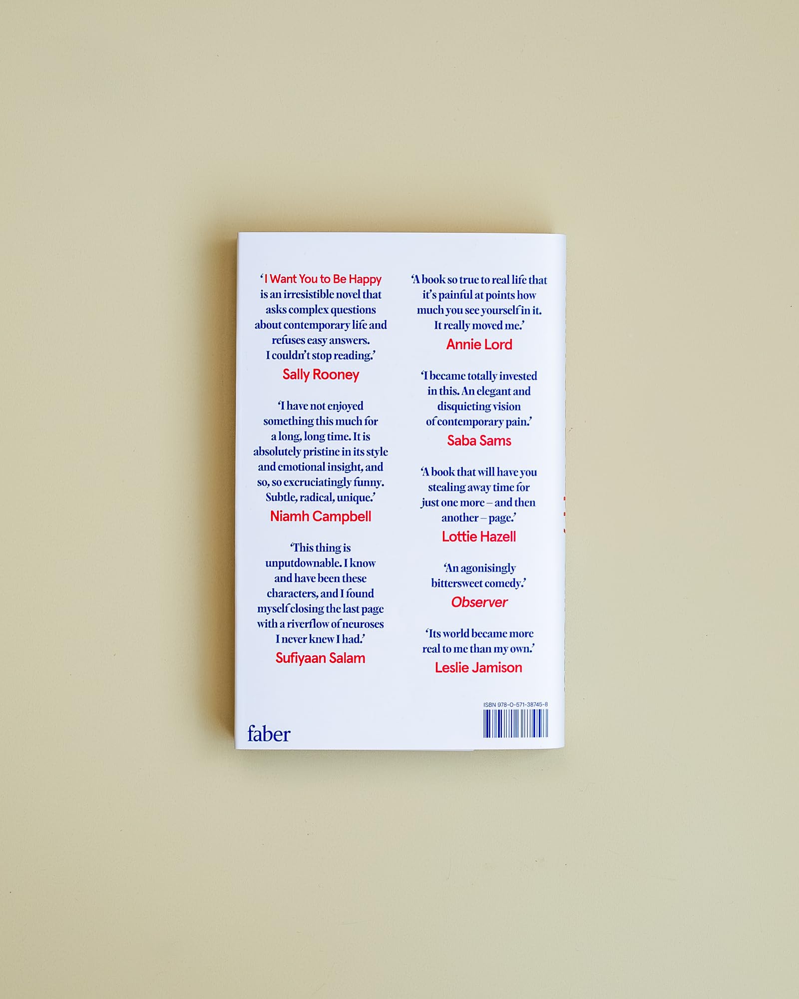 Jem Calder - I Want You to Be Happy | Contemporary Fiction Paperback 3