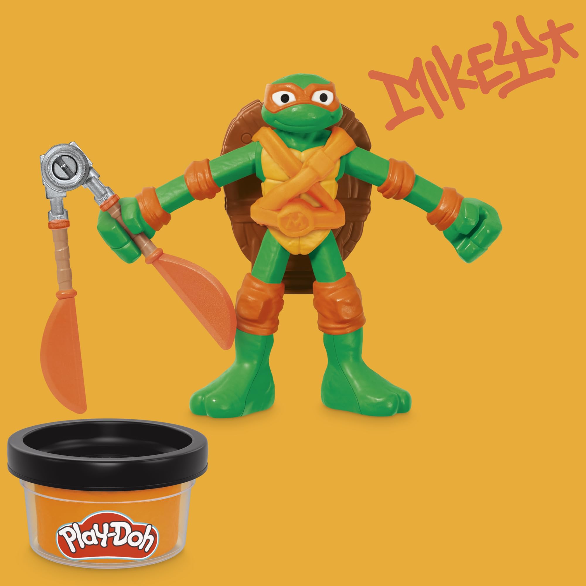 Play-Doh Teenage Mutant Ninja Turtles Cowabunga Creations Playset with 8 Colors 9