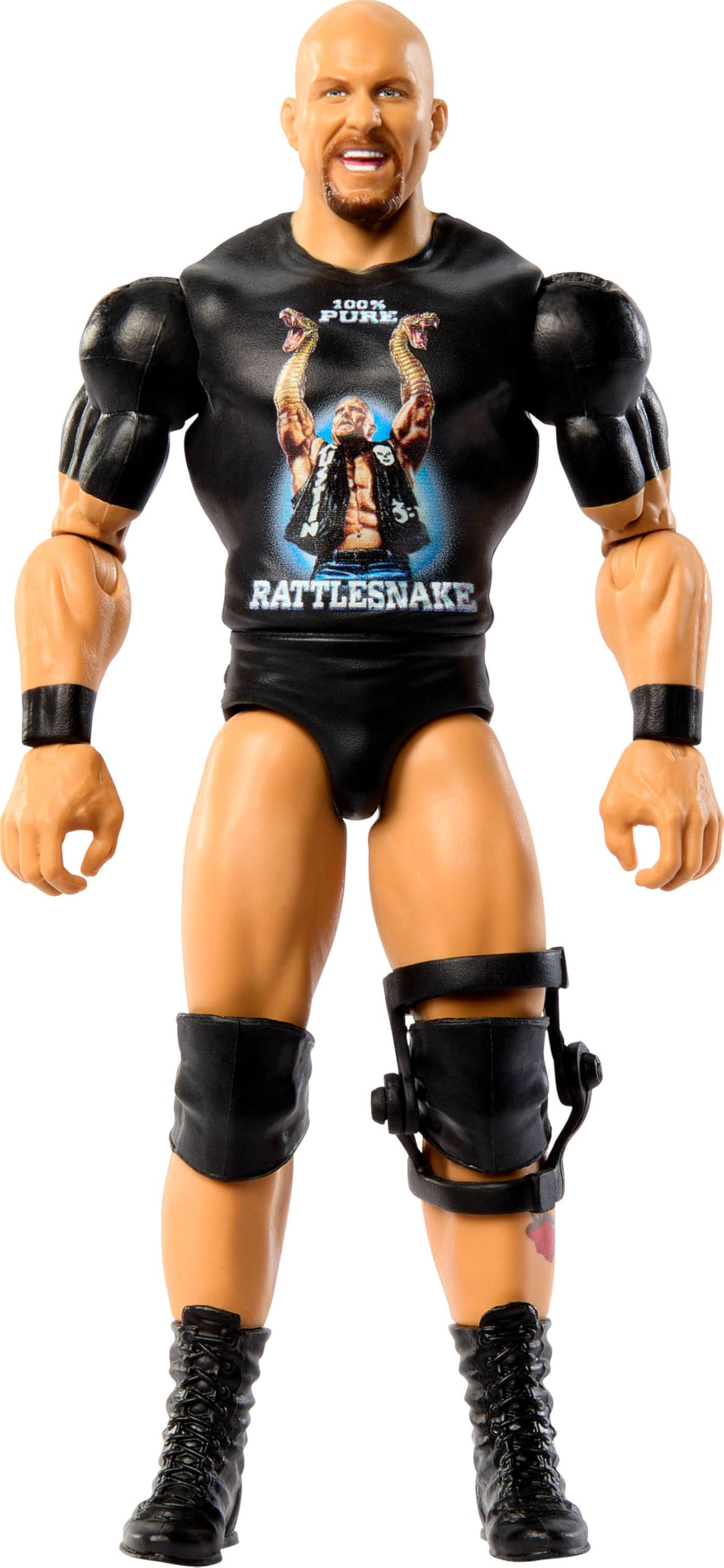 Mattel WWE “Stone Cold” Steve Austin Action Figure - 6-Inch Scale with TrueFX Detail, 10-Point Articulation 7