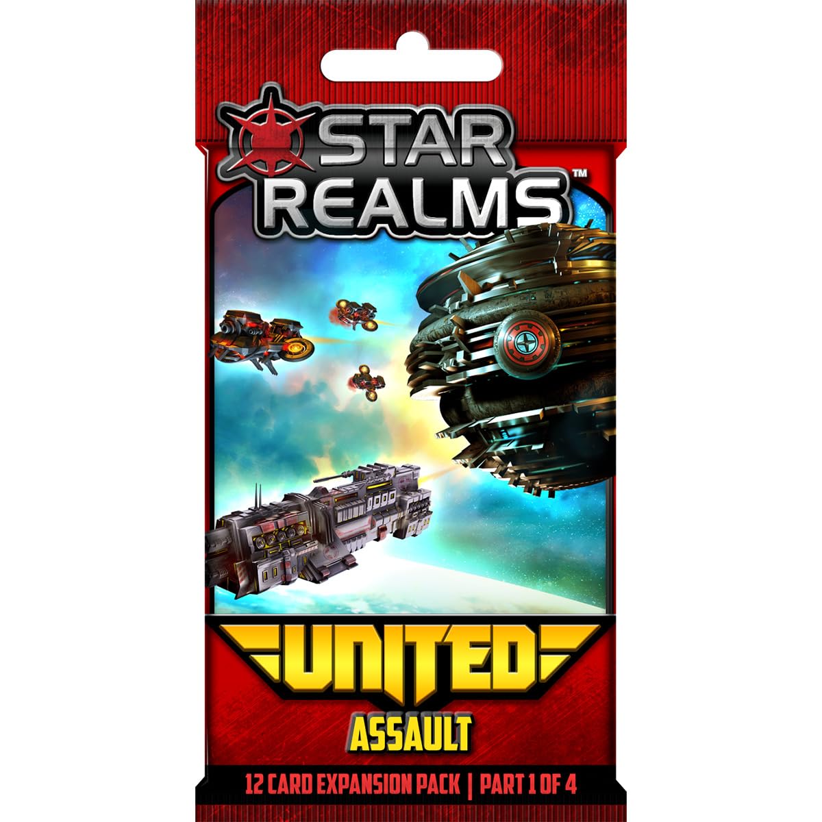 White Wizard Games Star Realms United: Assault Expansion | Card Game Expansion for Ages 12+