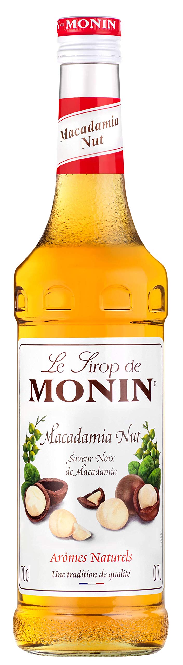MONIN Macadamia Nut Syrup - 700 ml Glass Bottle