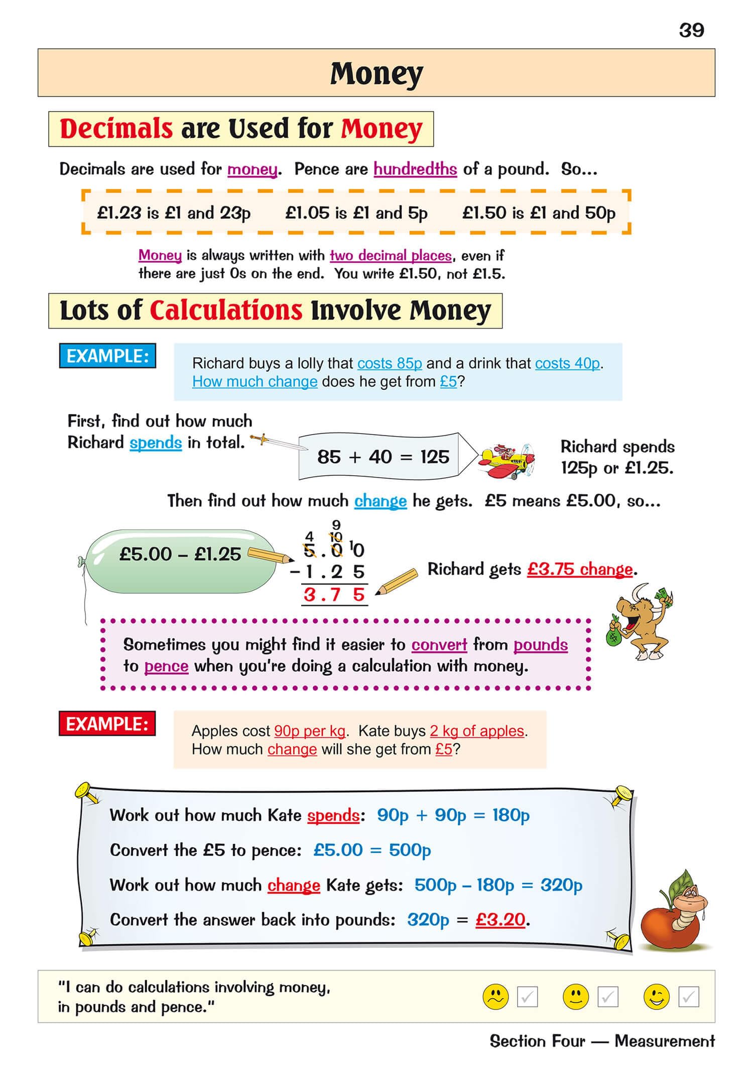 CGP Books Year 4 Maths Targeted Study Book - Ages 8-9 | Paperback | 72 Pages 5