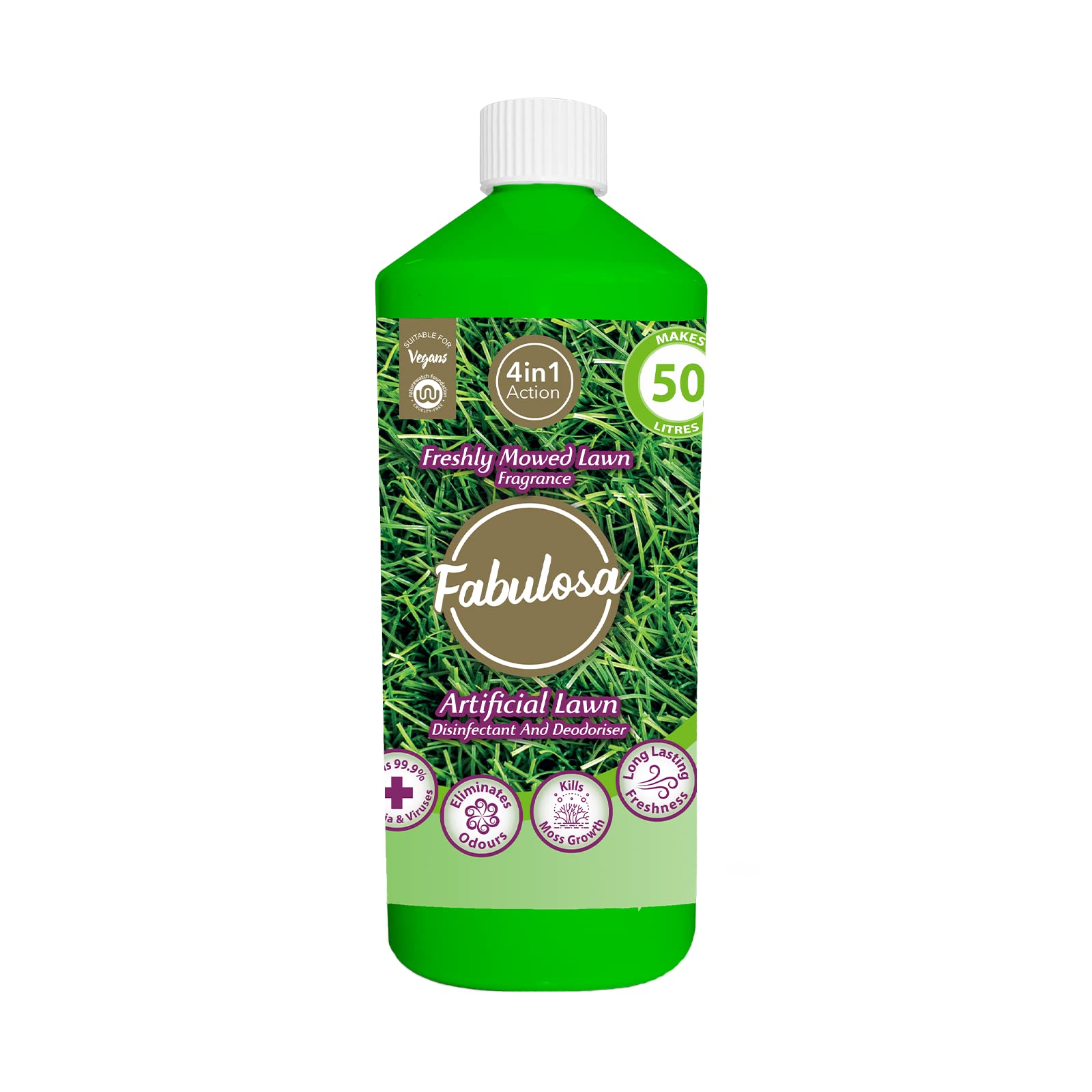 Fabulosa 4 in 1 All Purpose Disinfectant and Deodoriser for Pet Areas | Kills 99.9% Bacteria | 1 L