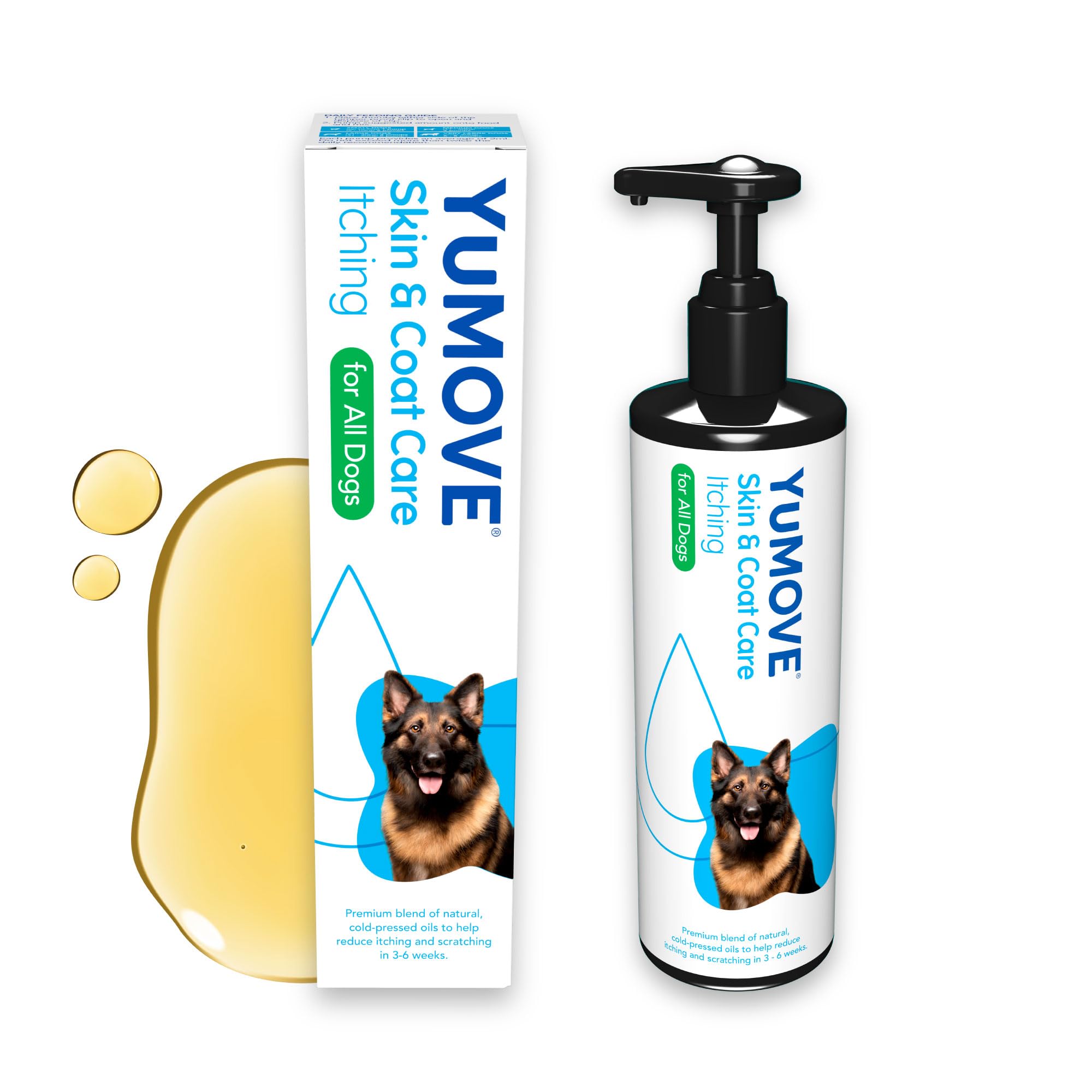 YuMOVE Skin & Coat Care Oil for Adult Dogs - Anti-Itch Support for Sensitive Skin | Salmon Flavor 1