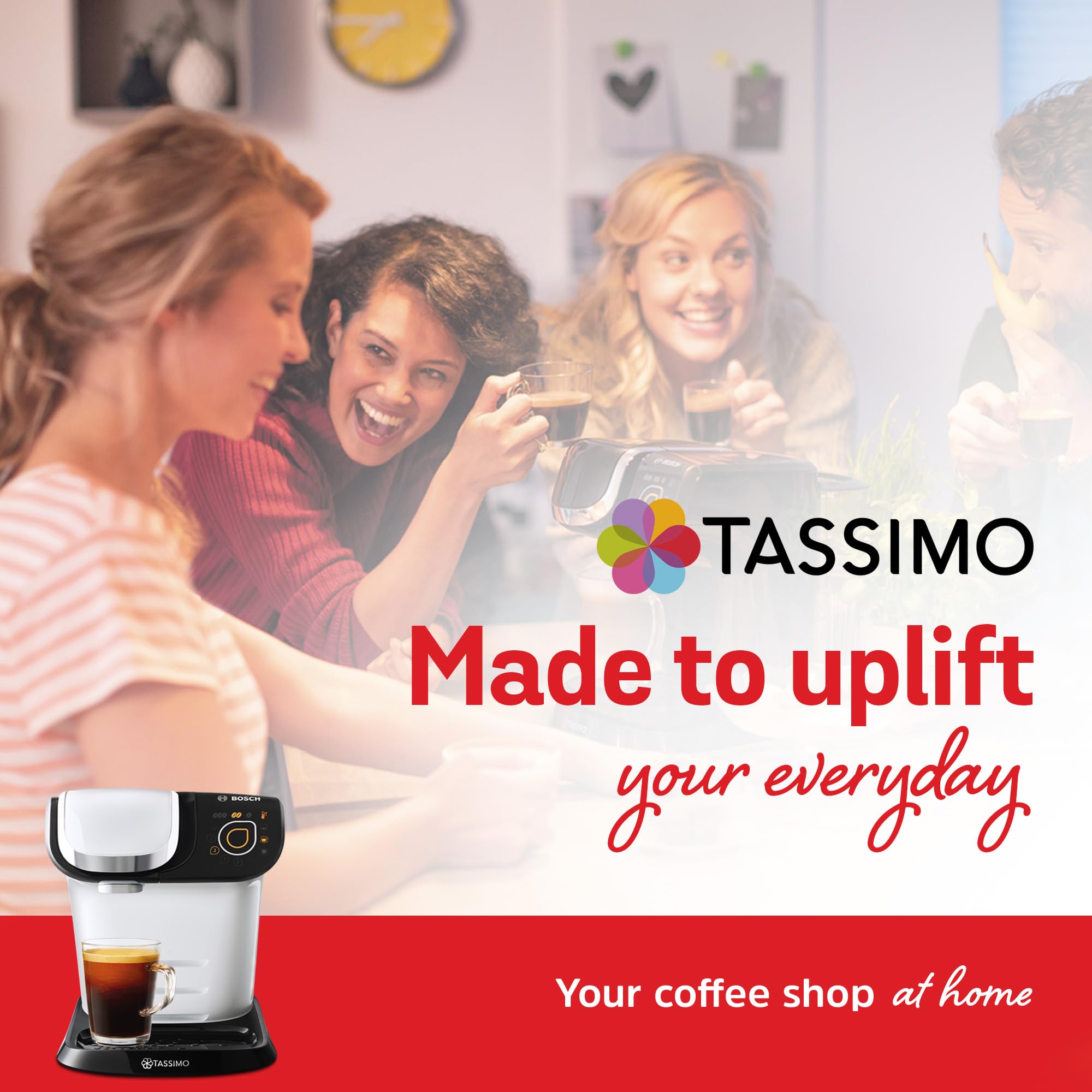 Kenco Americano Decaf Coffee Pods (Pack of 5, 80 T-Discs) for Tassimo Machines 4