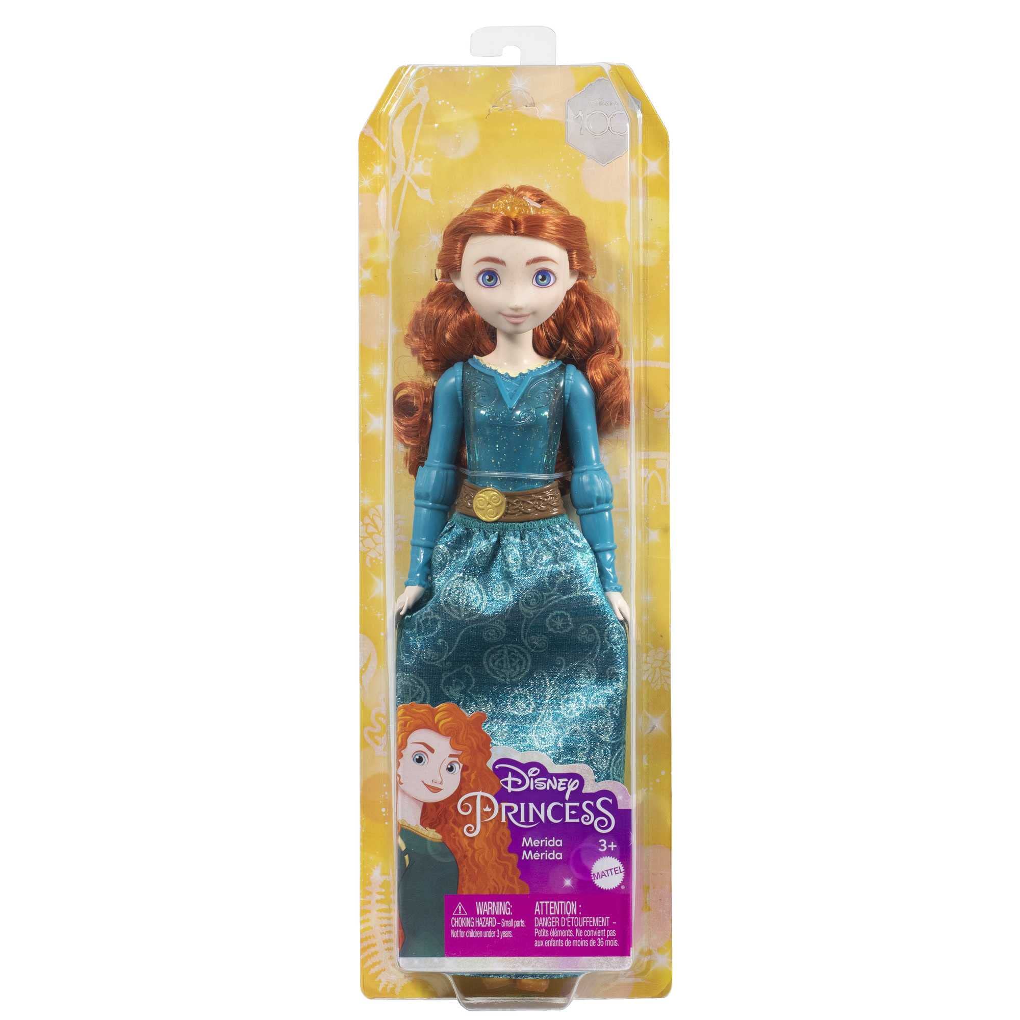 Mattel Disney Princess Merida Doll - Posable Fashion Doll with Sparkling Clothing & Accessories 6