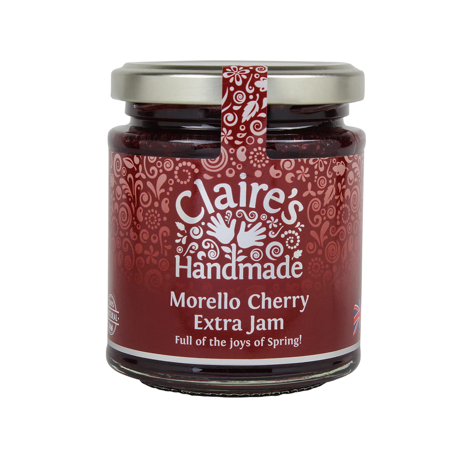 Claire's Handmade Morello Cherry Extra Jam - Award Winning | 45g Fruit per 100g | 227g Jar 1