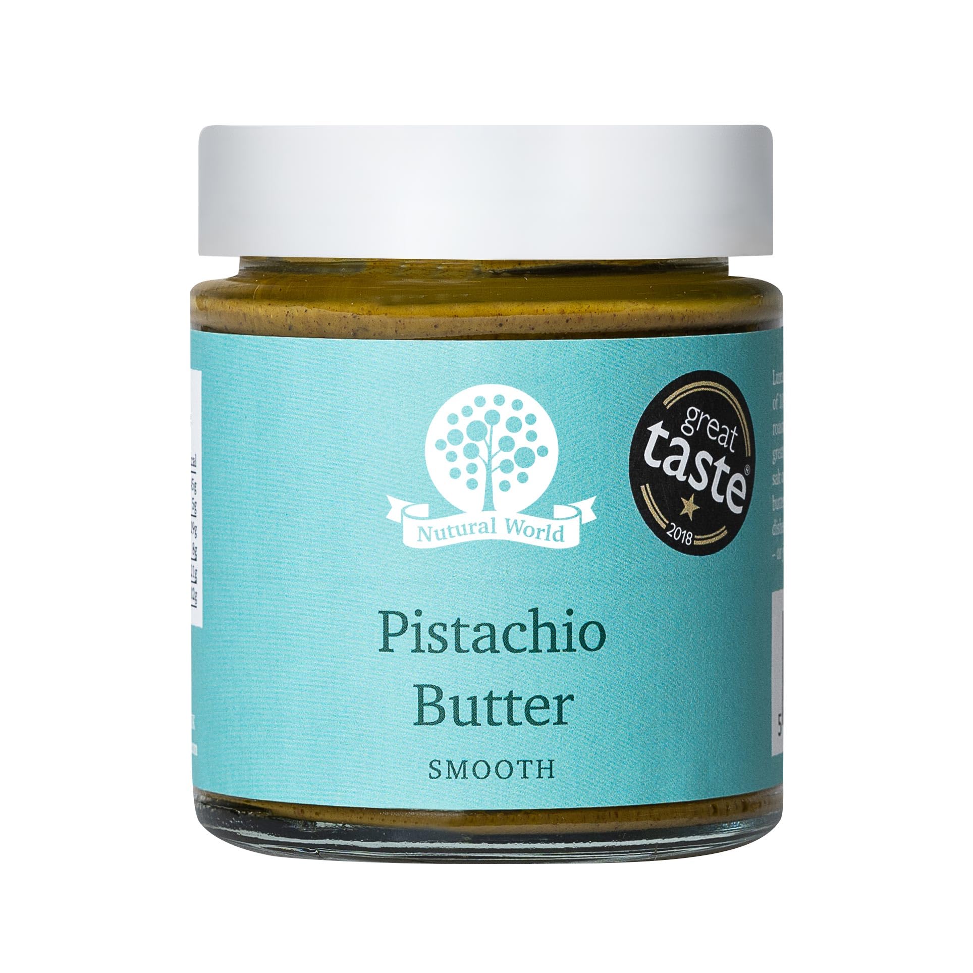 Nutural World Smooth Pistachio Butter - 100% Single Ingredient, No Added Sugar or Oil | 170g 1