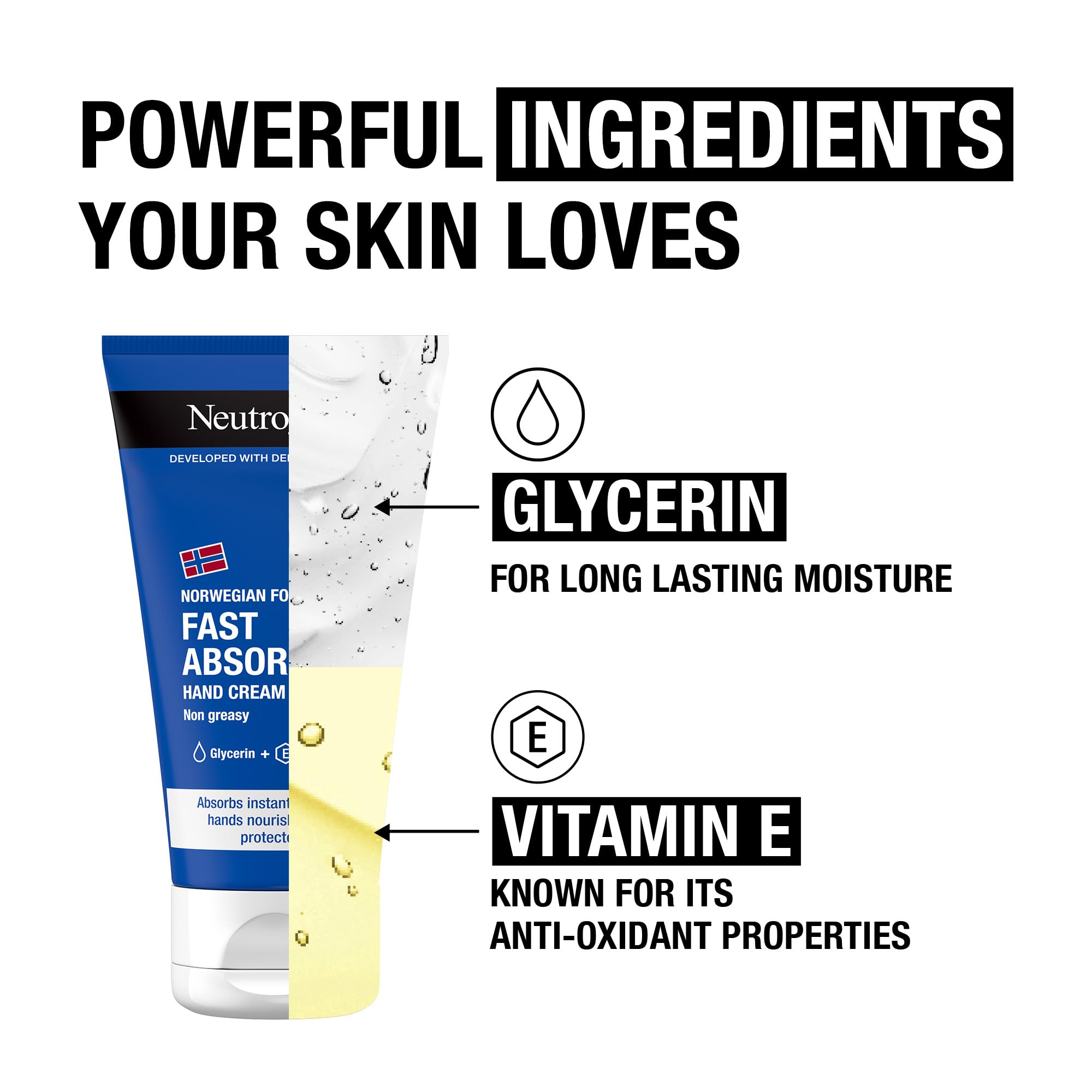 Neutrogena Norwegian Formula Fast-Absorbing Hand Cream (75ml) 3